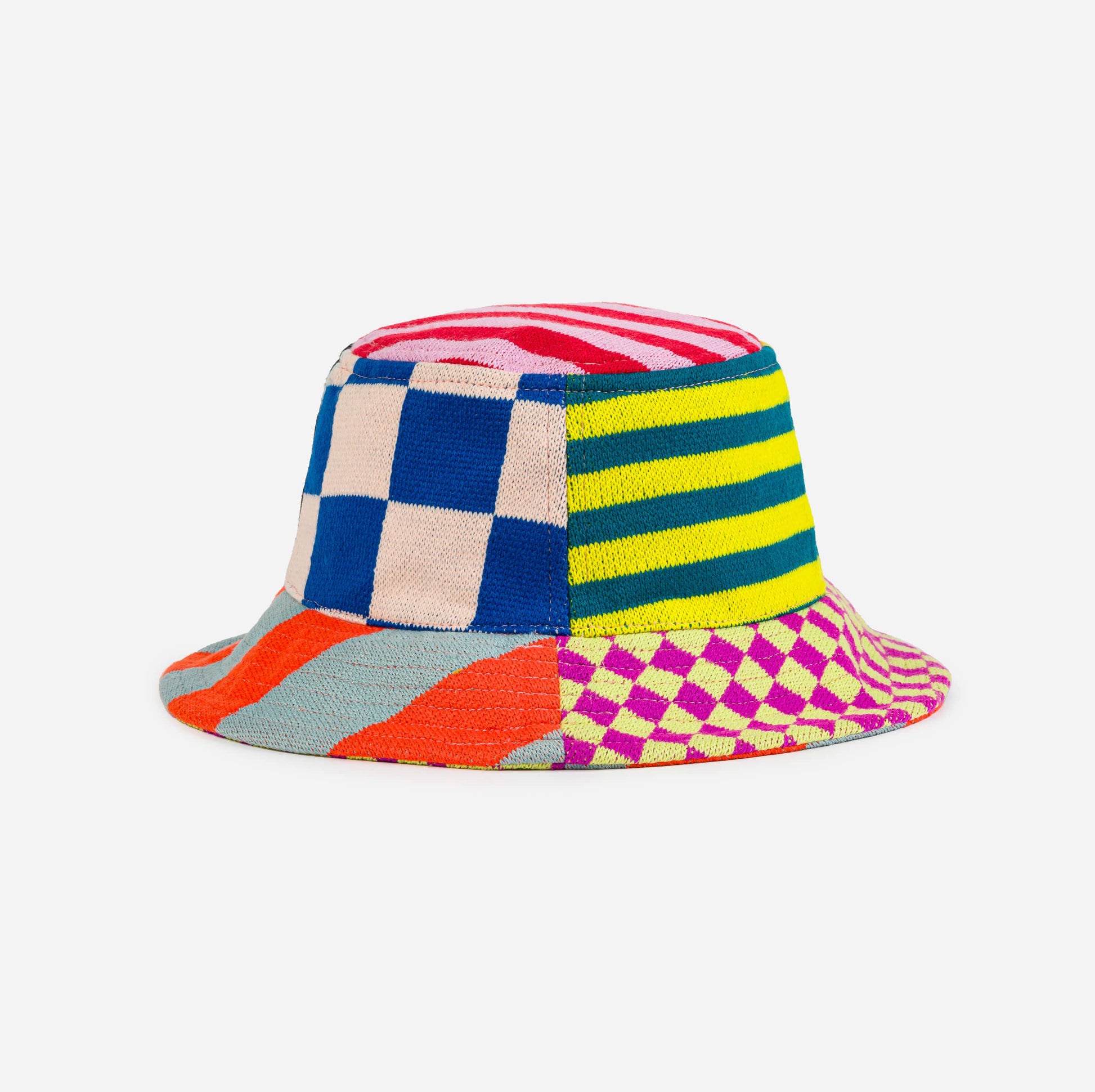 Pattern Patch Bucket Hat