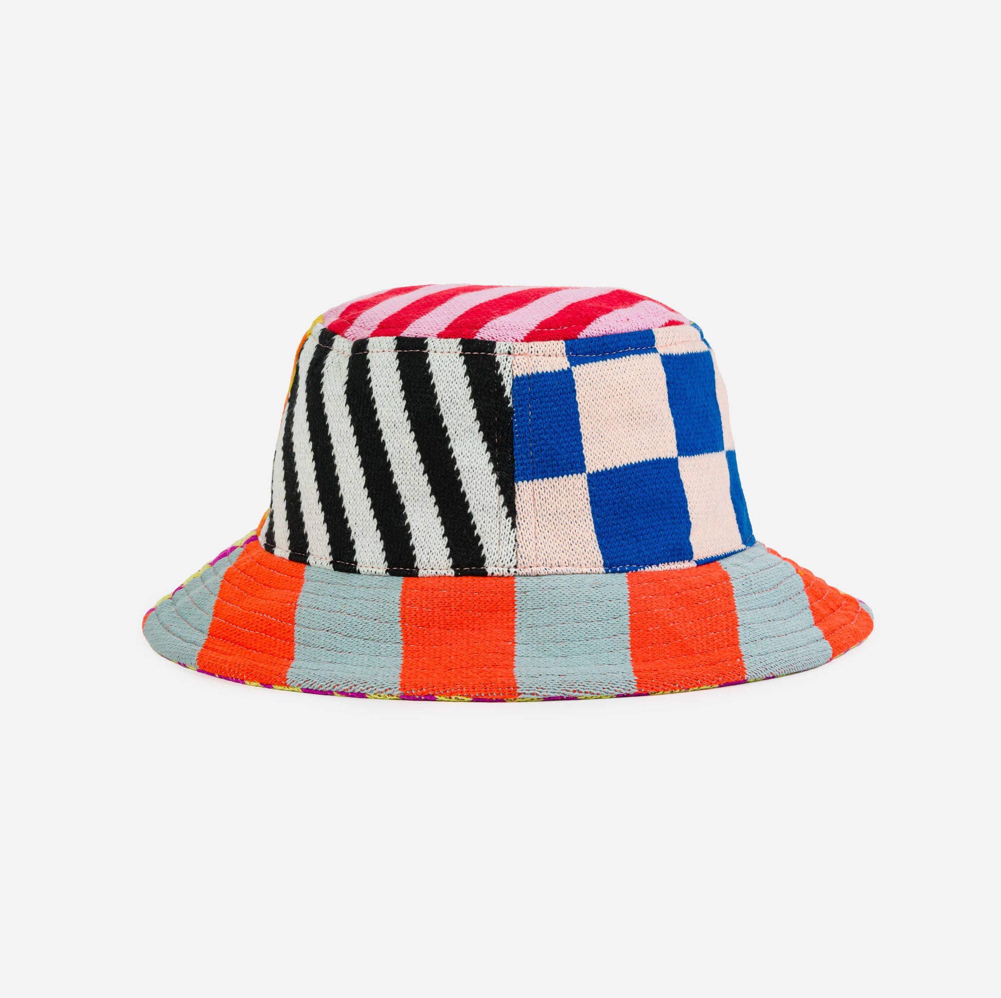 Pattern Patch Bucket Hat