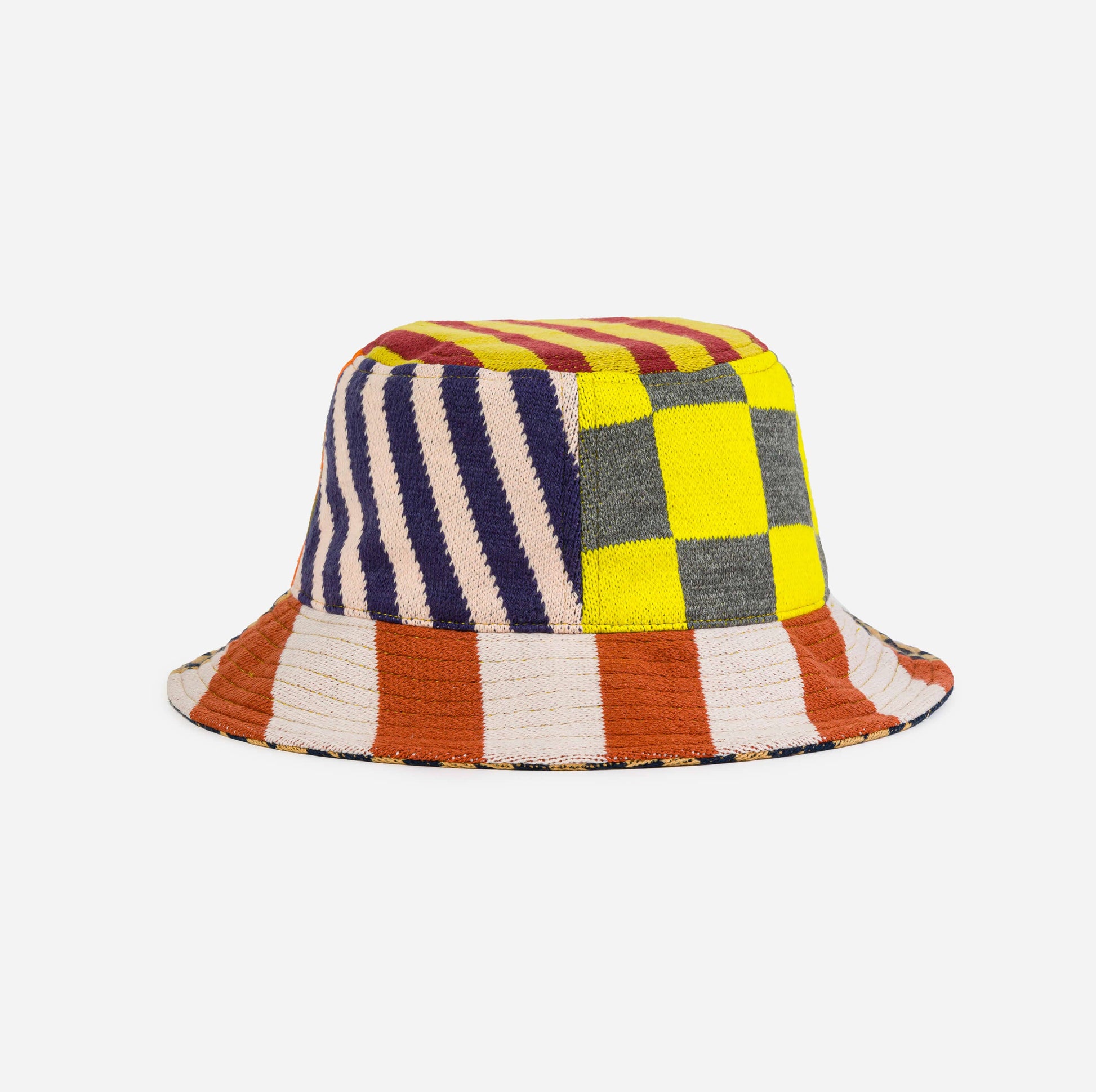 Pattern Patch Bucket Hat