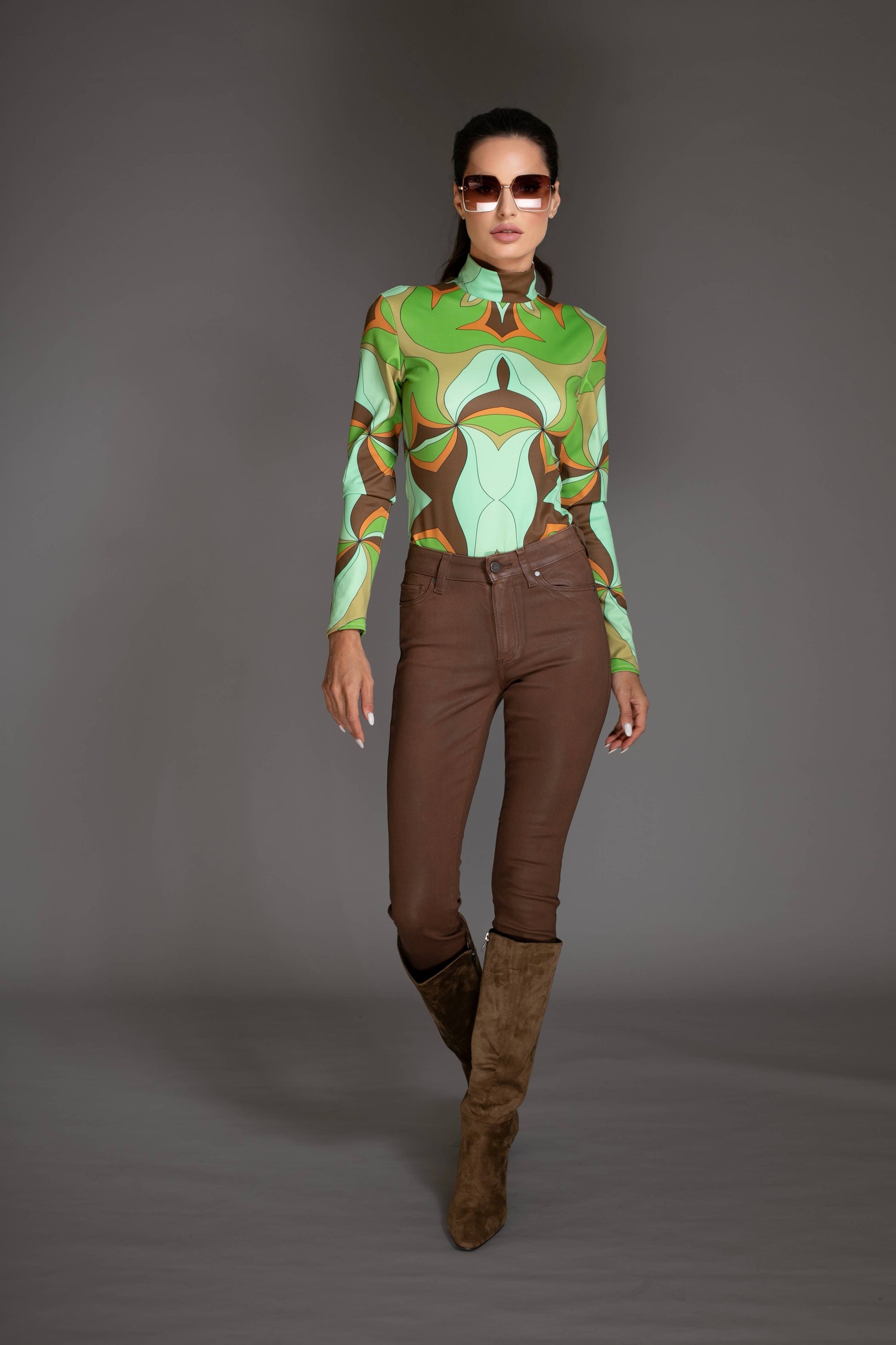 Long Sleeve Turtleneck Bodysuit