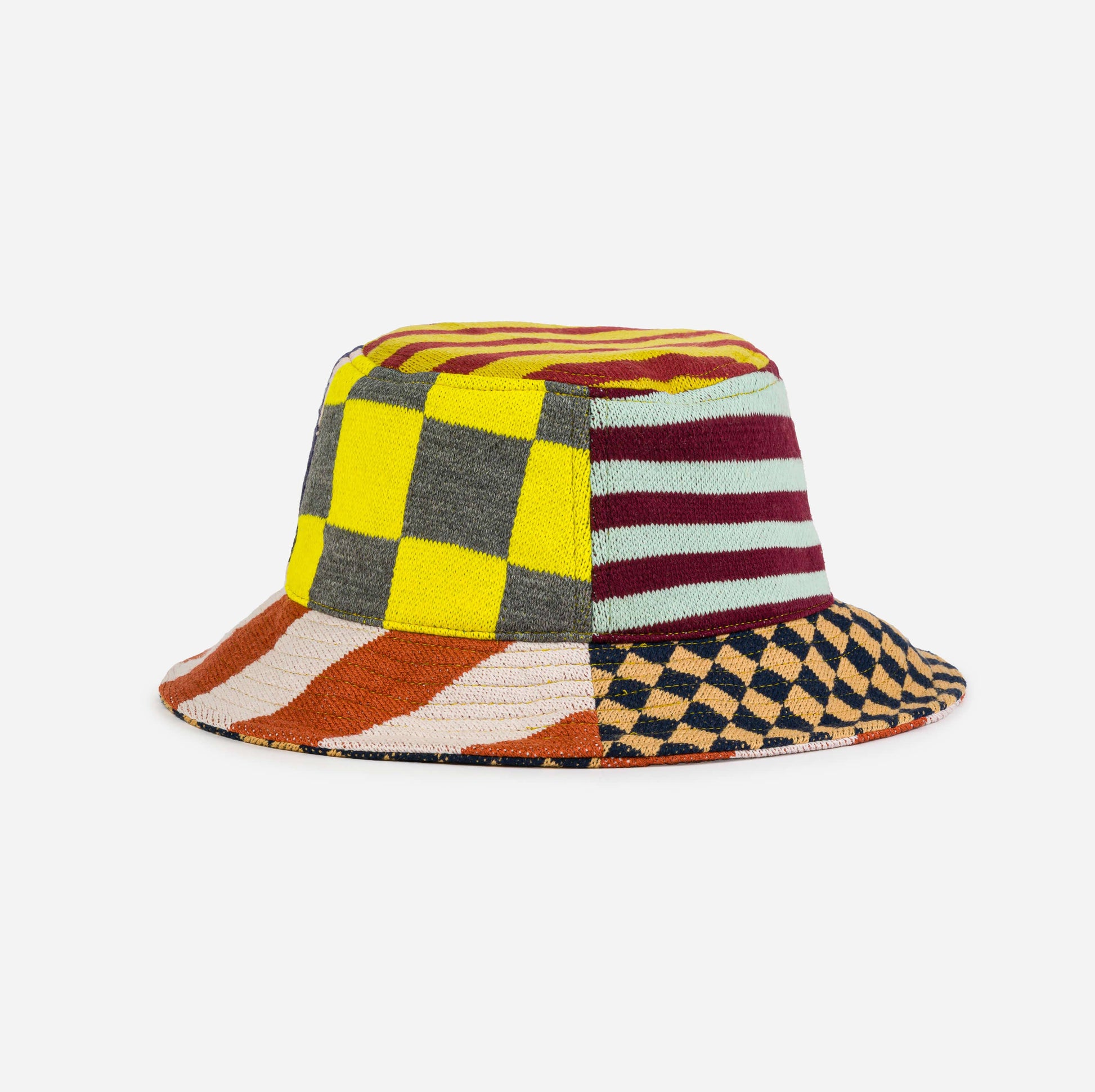 Pattern Patch Bucket Hat
