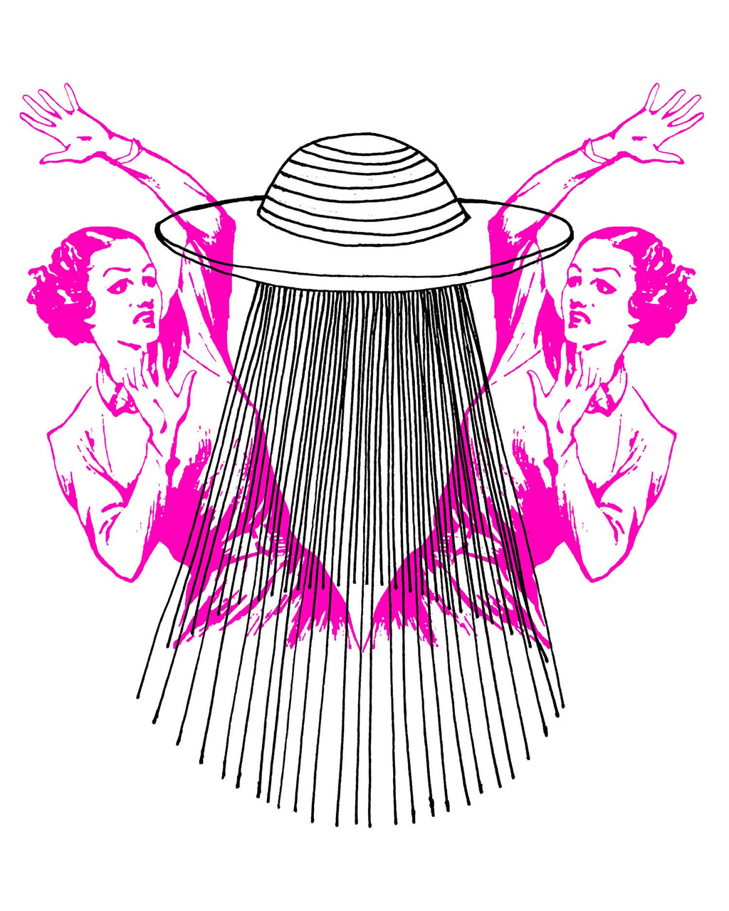 UFO Ladies Women's Oversized Fleece Sweatshirt