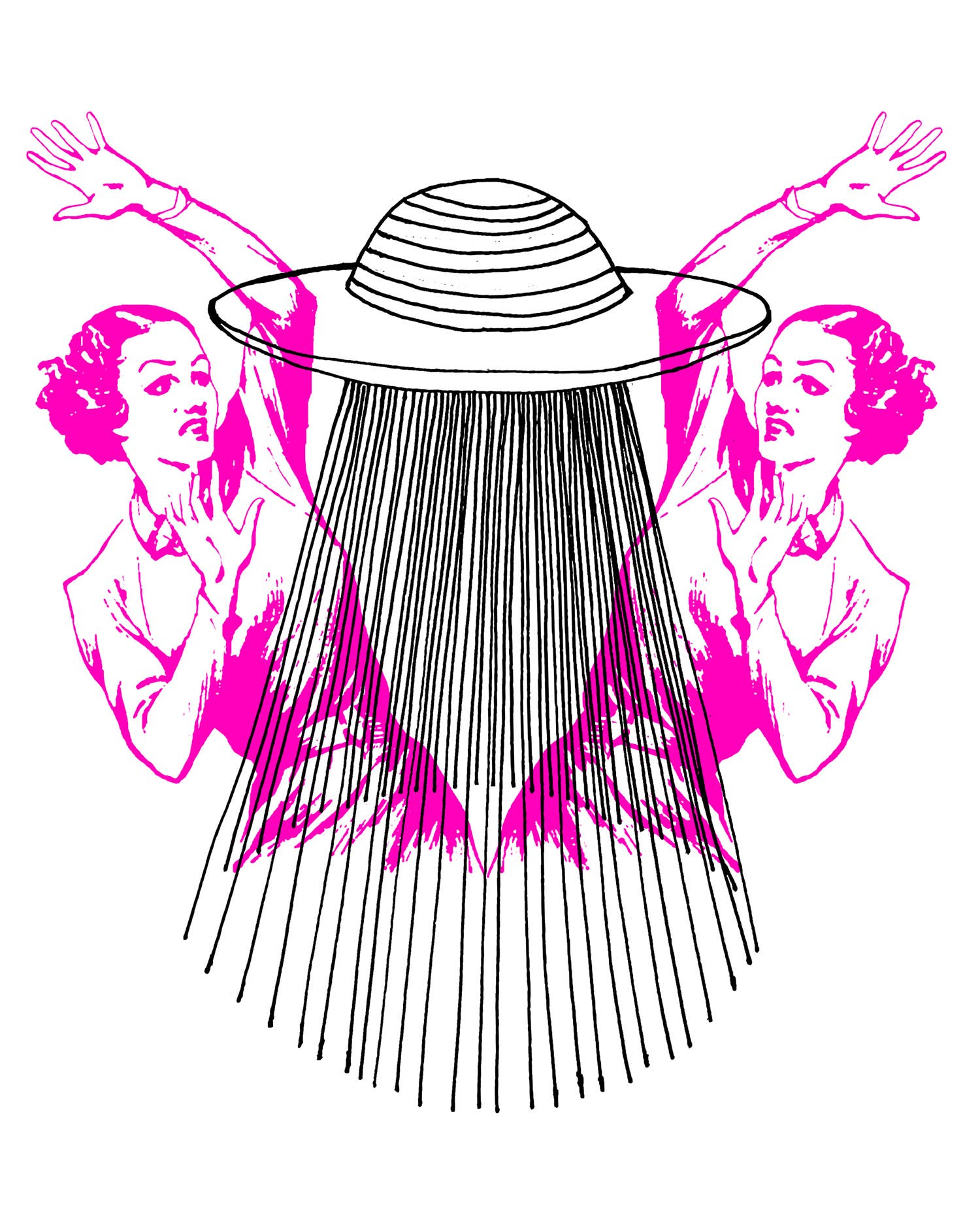 UFO Ladies Women's Oversized Fleece Sweatshirt