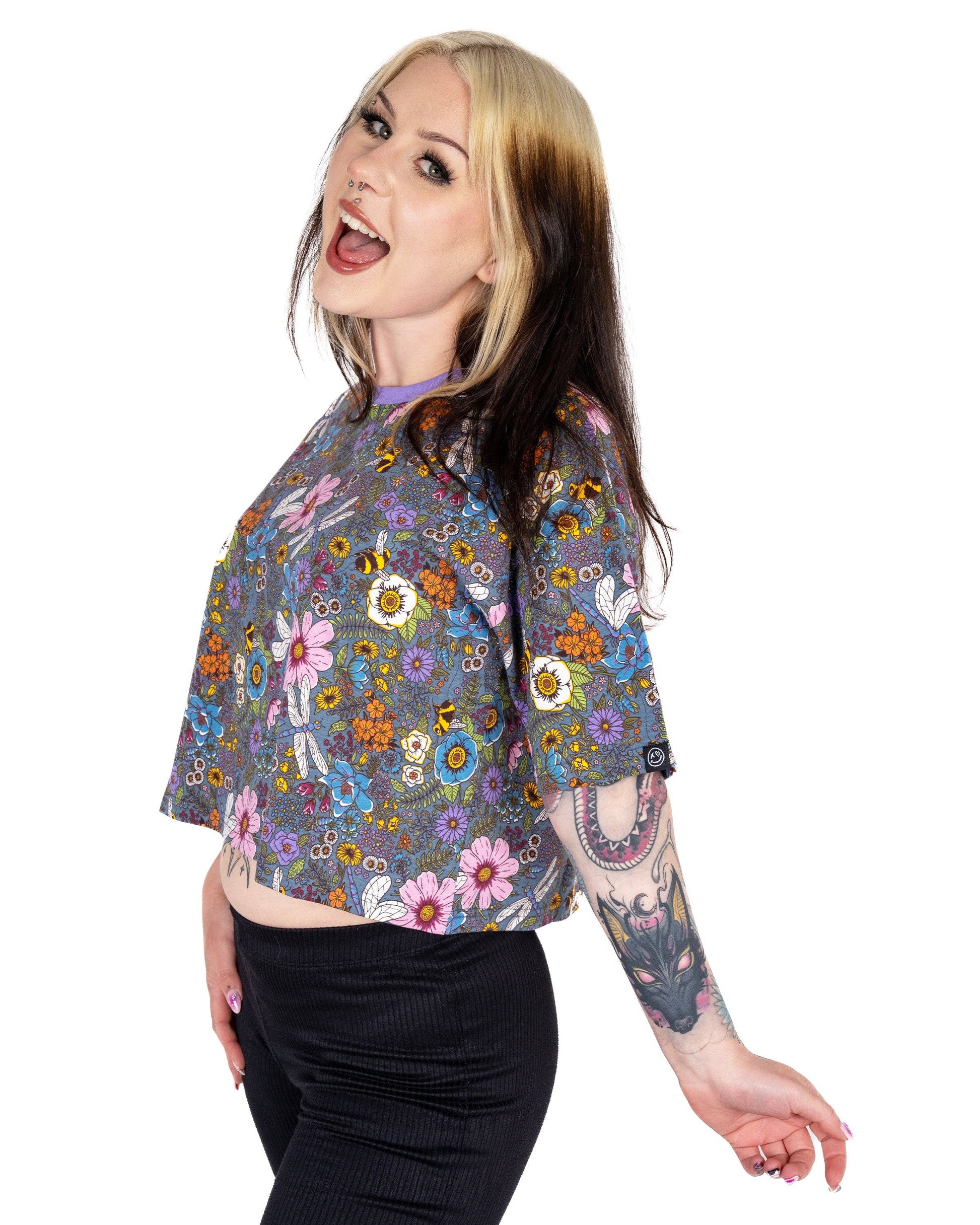 Cottagecore Cropped Boxy Tee