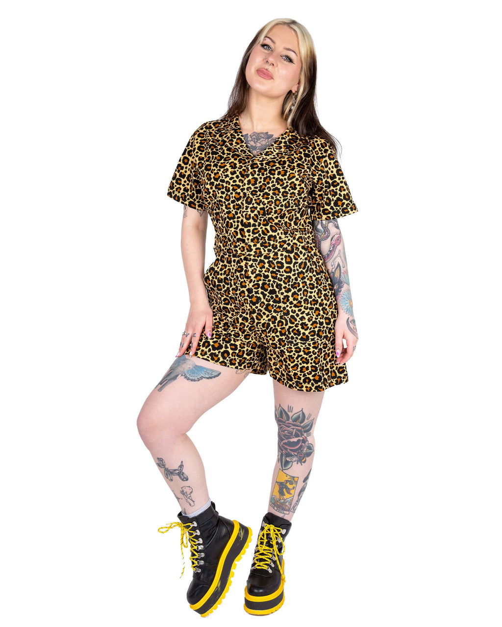 Classic Leopard Playsuit