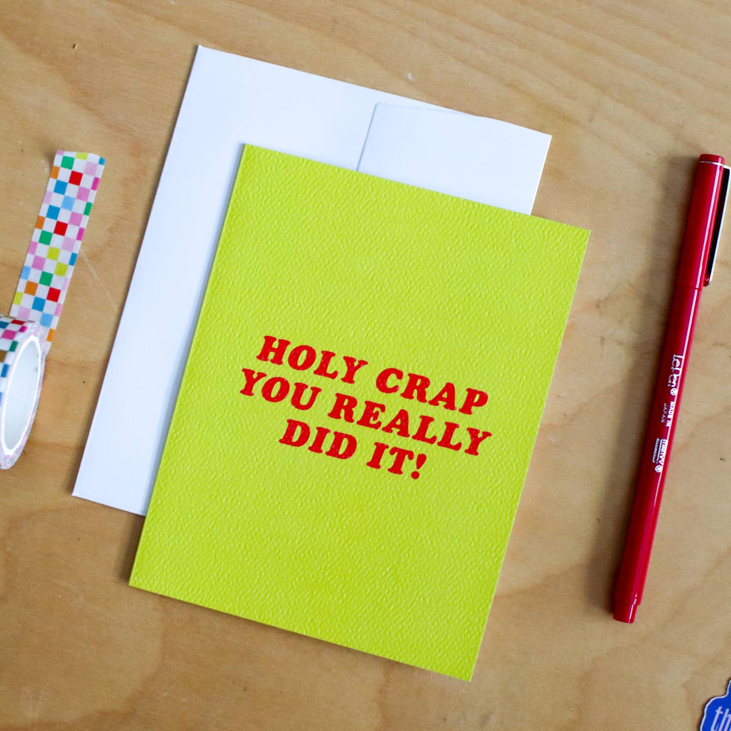 Holy Crap! Greeting Card