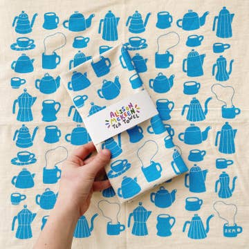 Tea and Coffee Tea towel