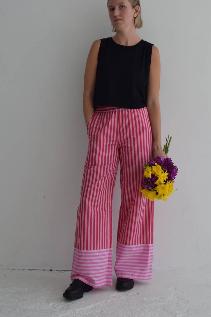 Rosie Pants | Pink and Red