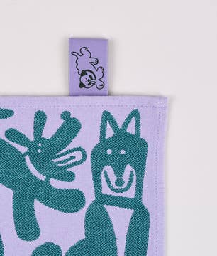Dogs Day Out Cotton Tea Towel