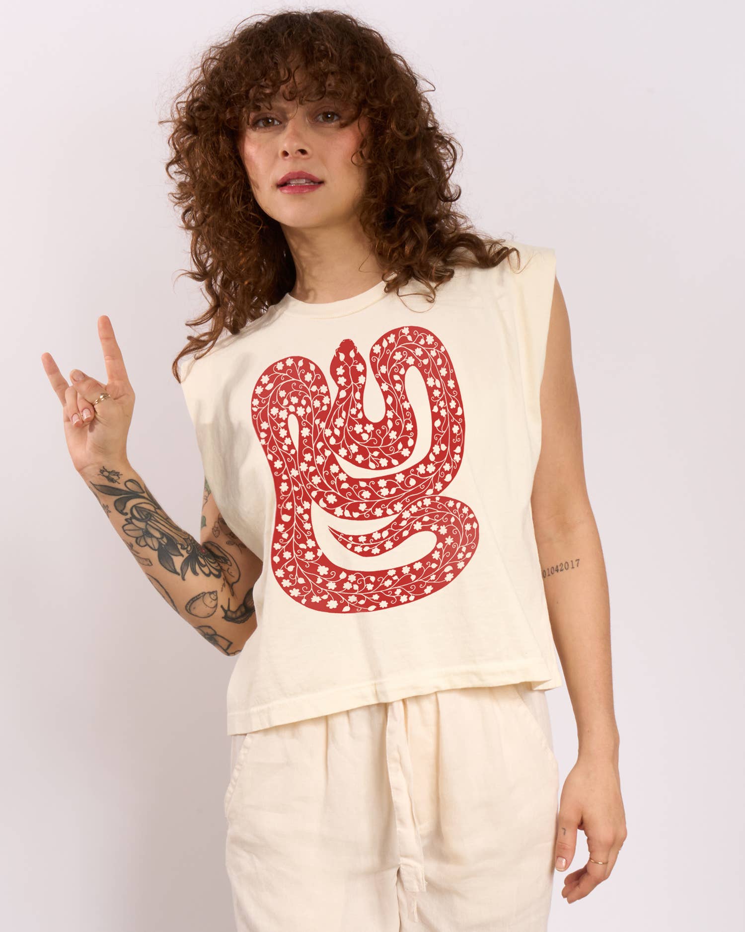 Snake Heavyweight Muscle Tee