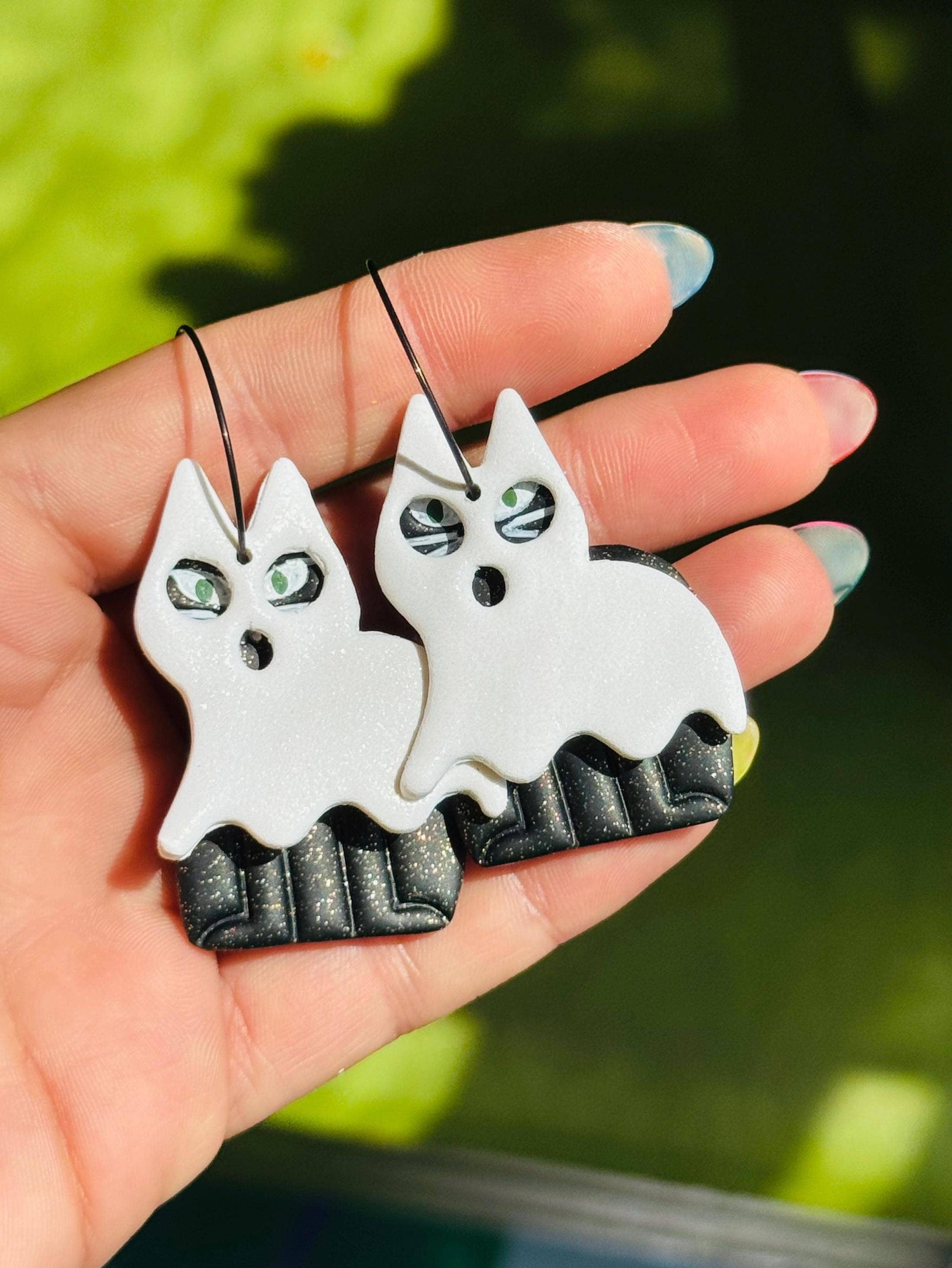 Dark Princess Cat Earrings