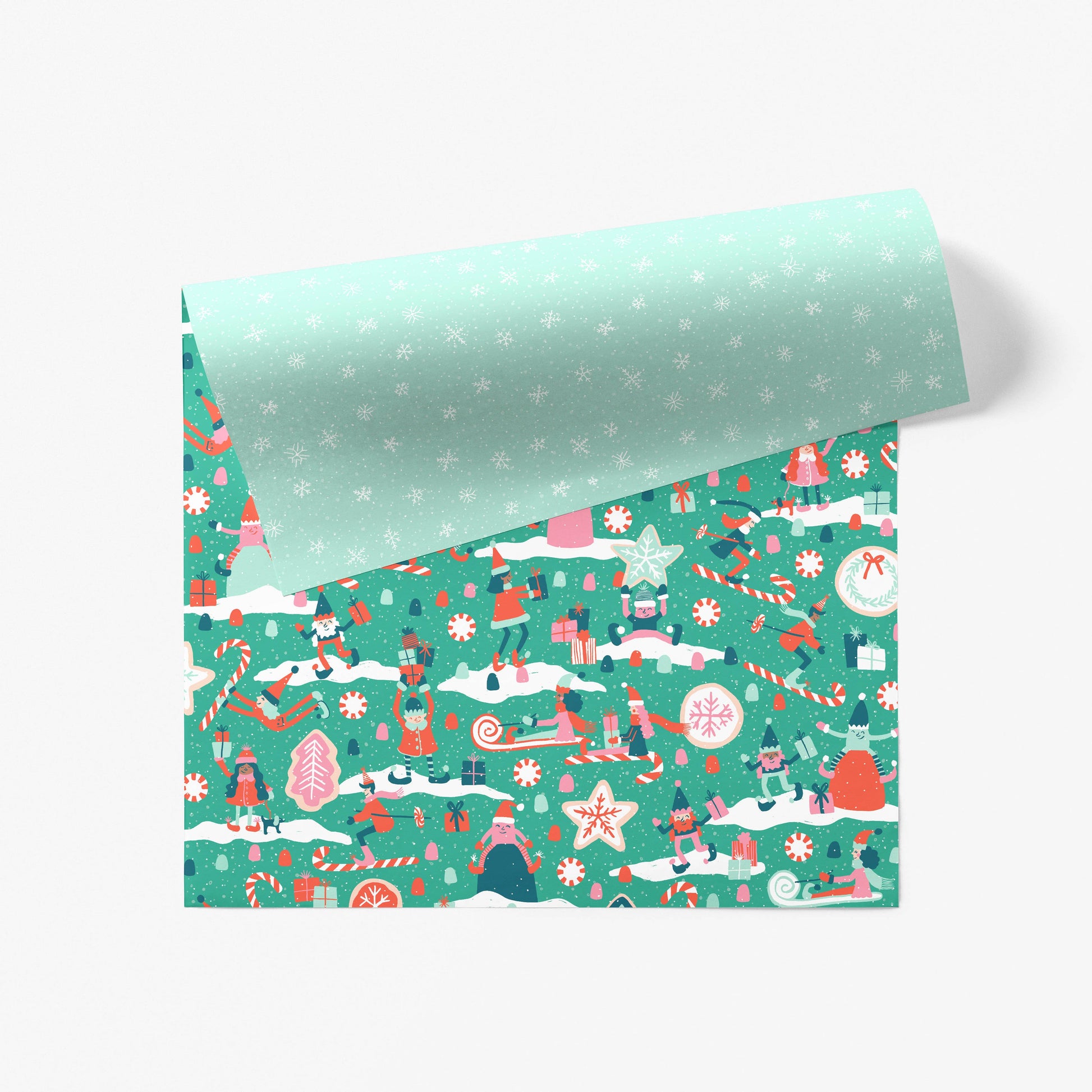 Candy Cane Lane Gift Wrap
