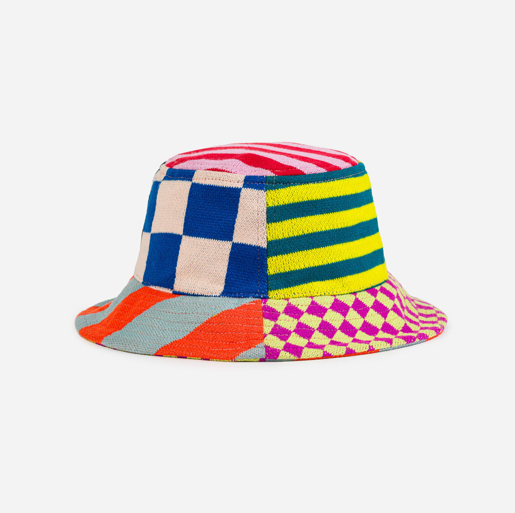 Pattern Patch Bucket Hat