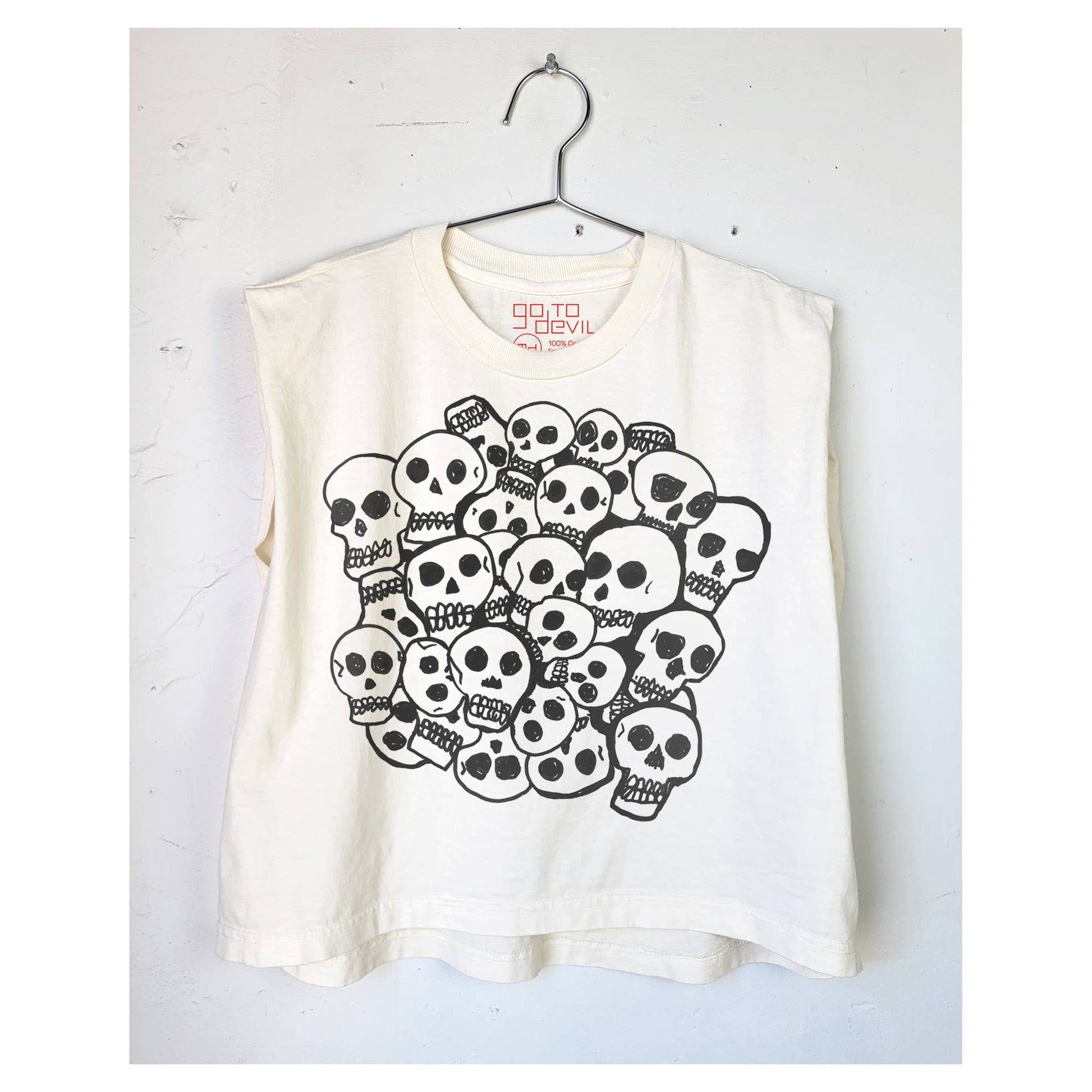 Skulls Joan Heavyweight Muscle Tee