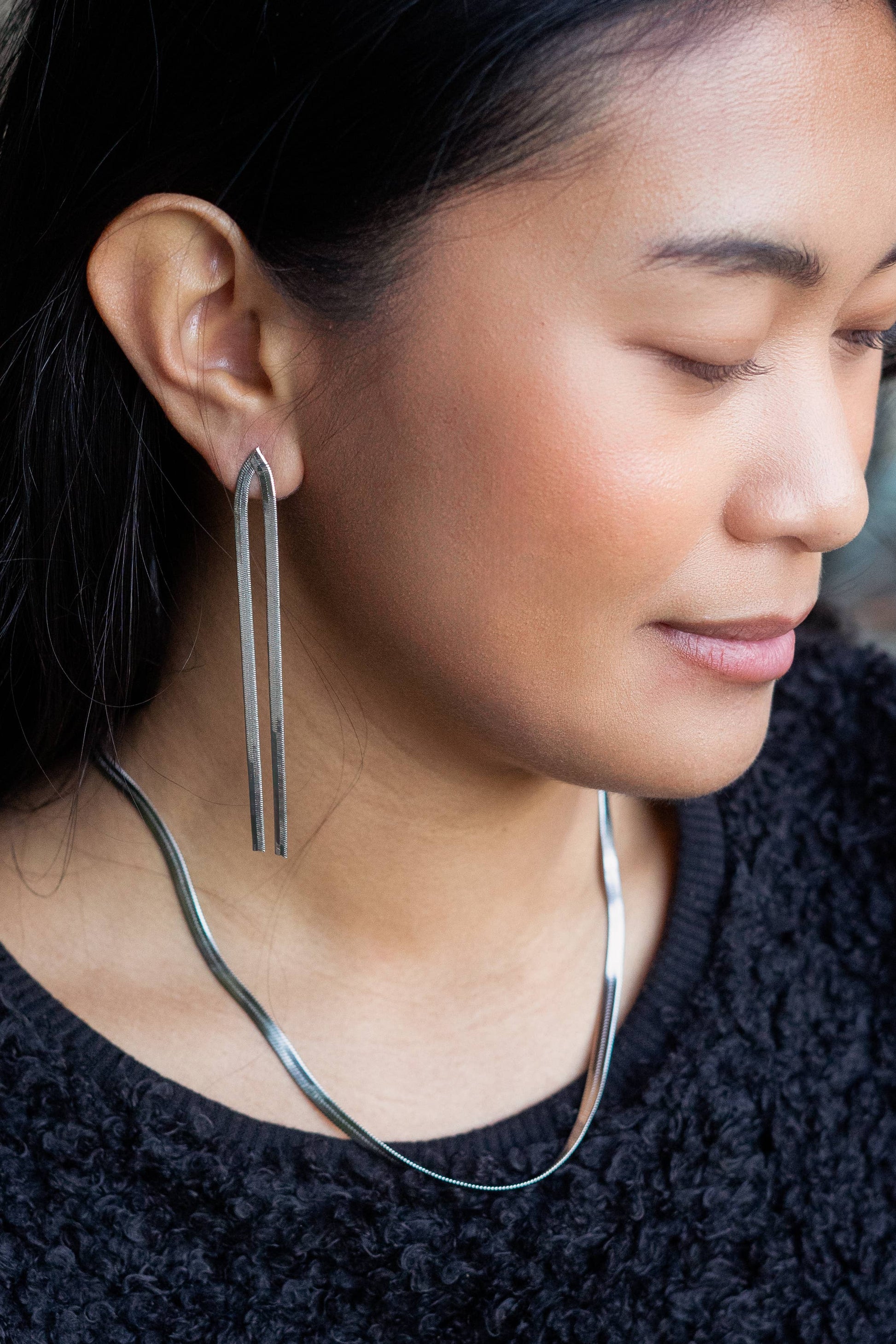 Boogie Nights Earring - Silver