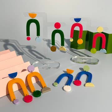 Collage Earrings