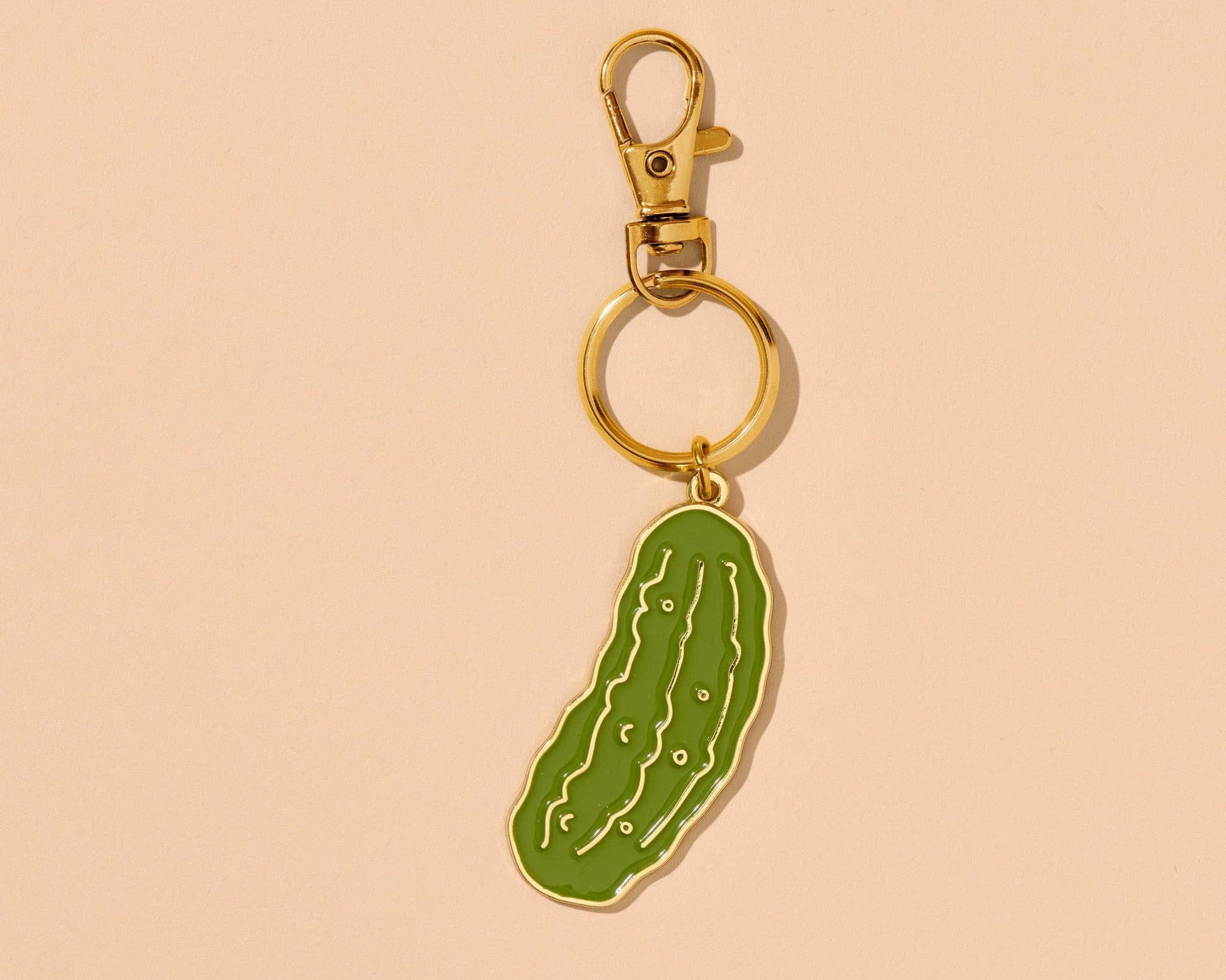 Pickle Enamel Keychain & Bag Charm