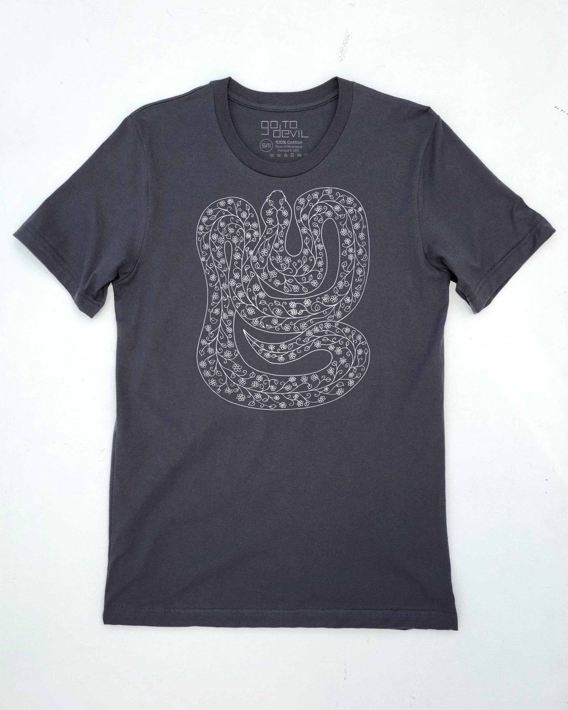Snake  Crew Neck Tee