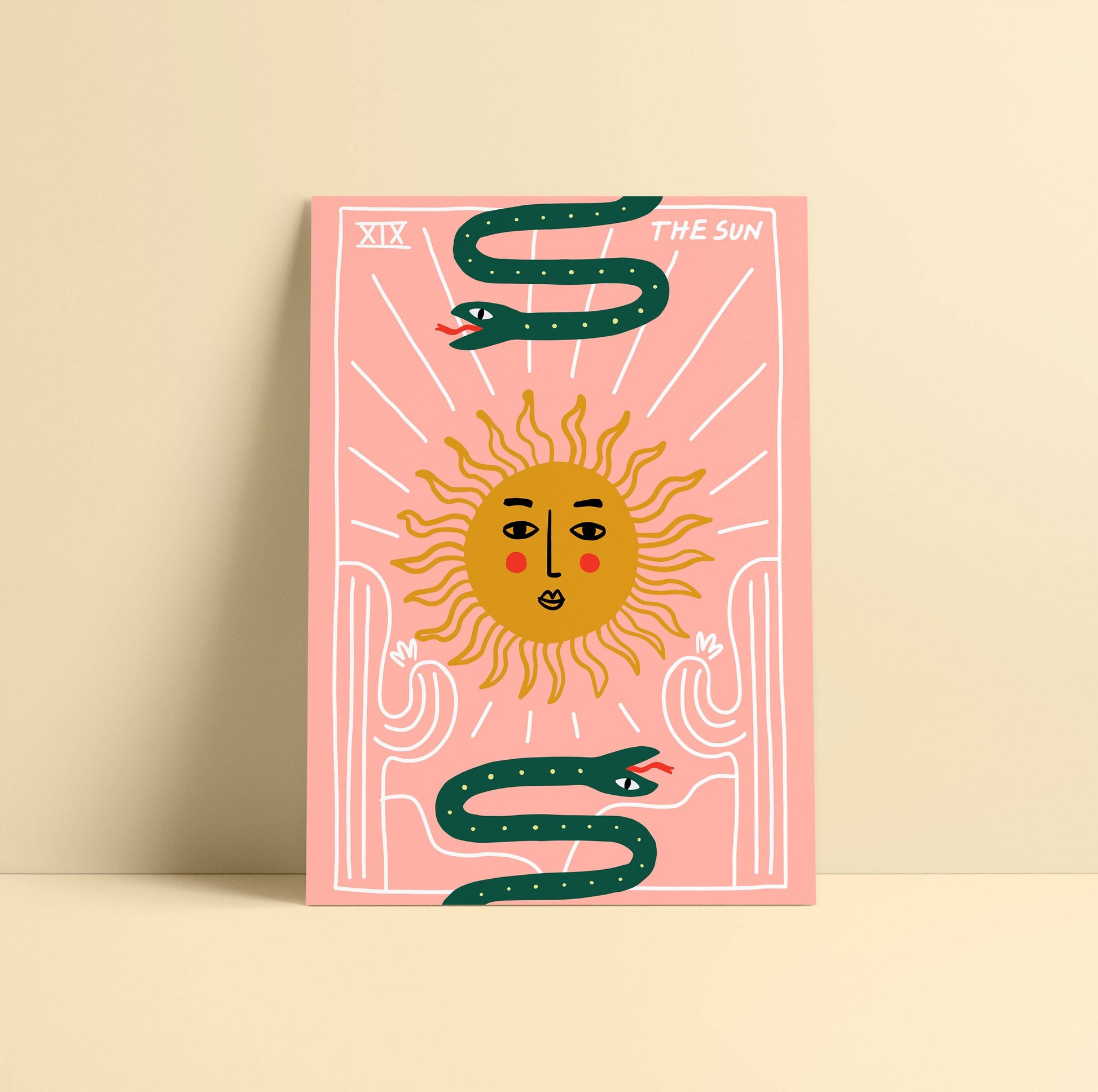 Tarot Sun Print