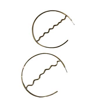 Brianna Hoops Earrings