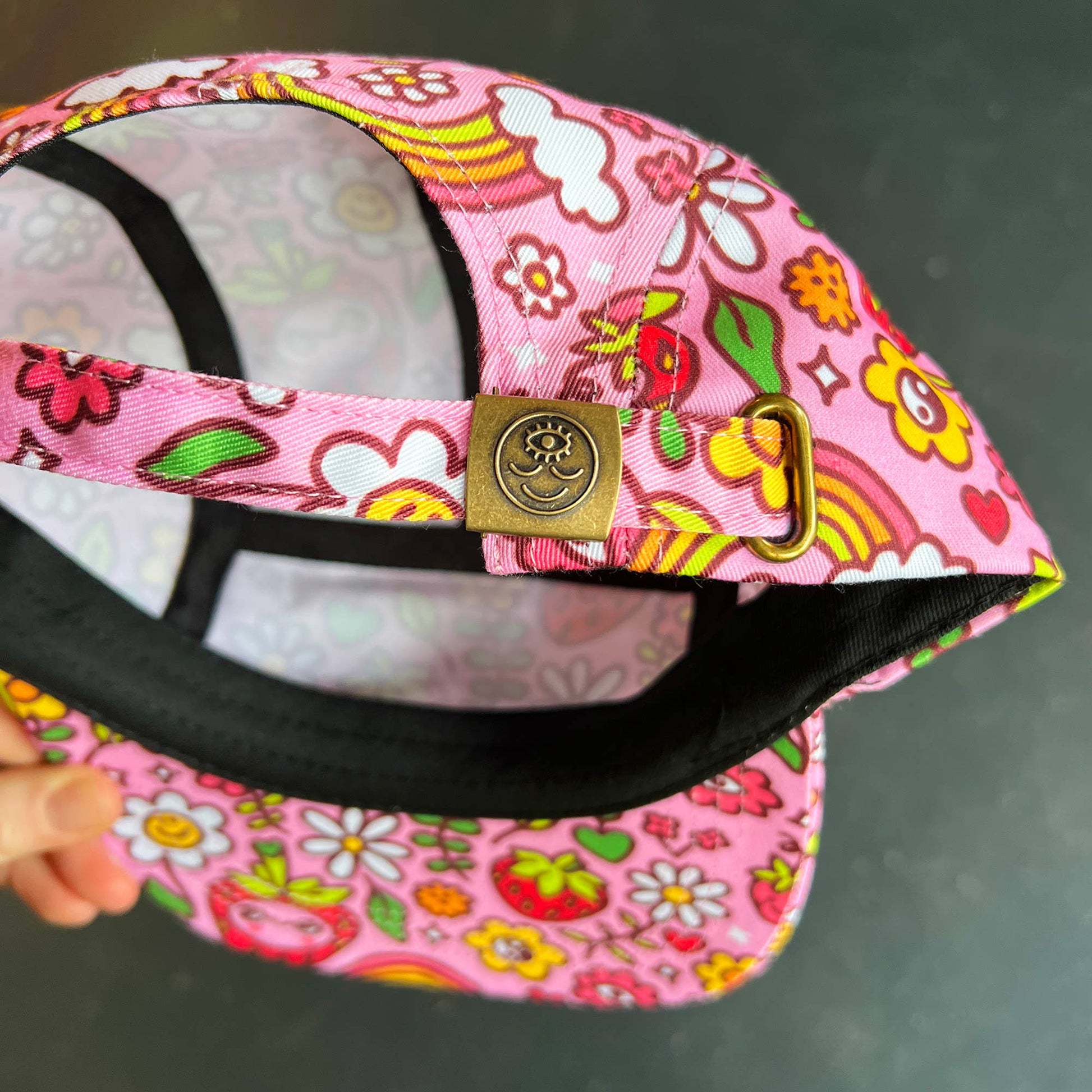 Strawbebby 5 Panel Hat