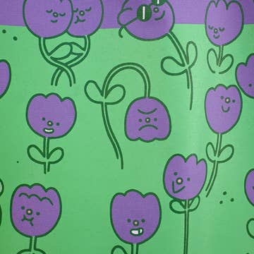Tulip Field tote bag