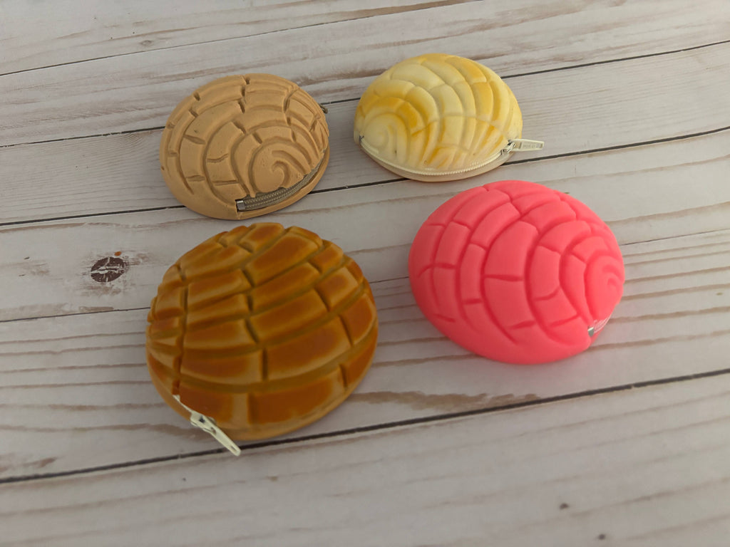 Mexican Bread Concha Coin Purse