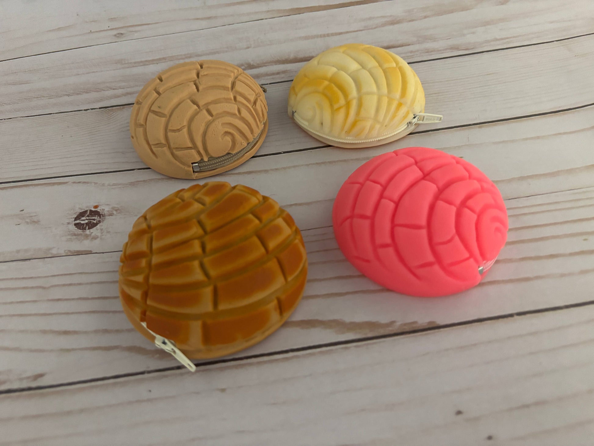 Mexican Bread Concha Coin Purse