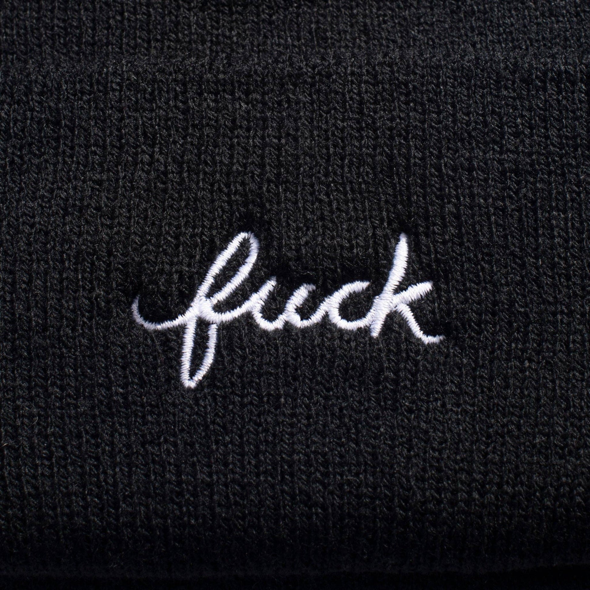 F*ck Script Beanie