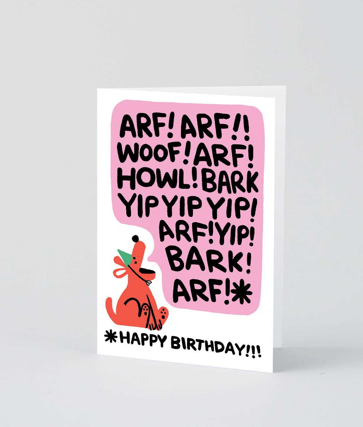 ‘Birthday Bark’ Greetings Card