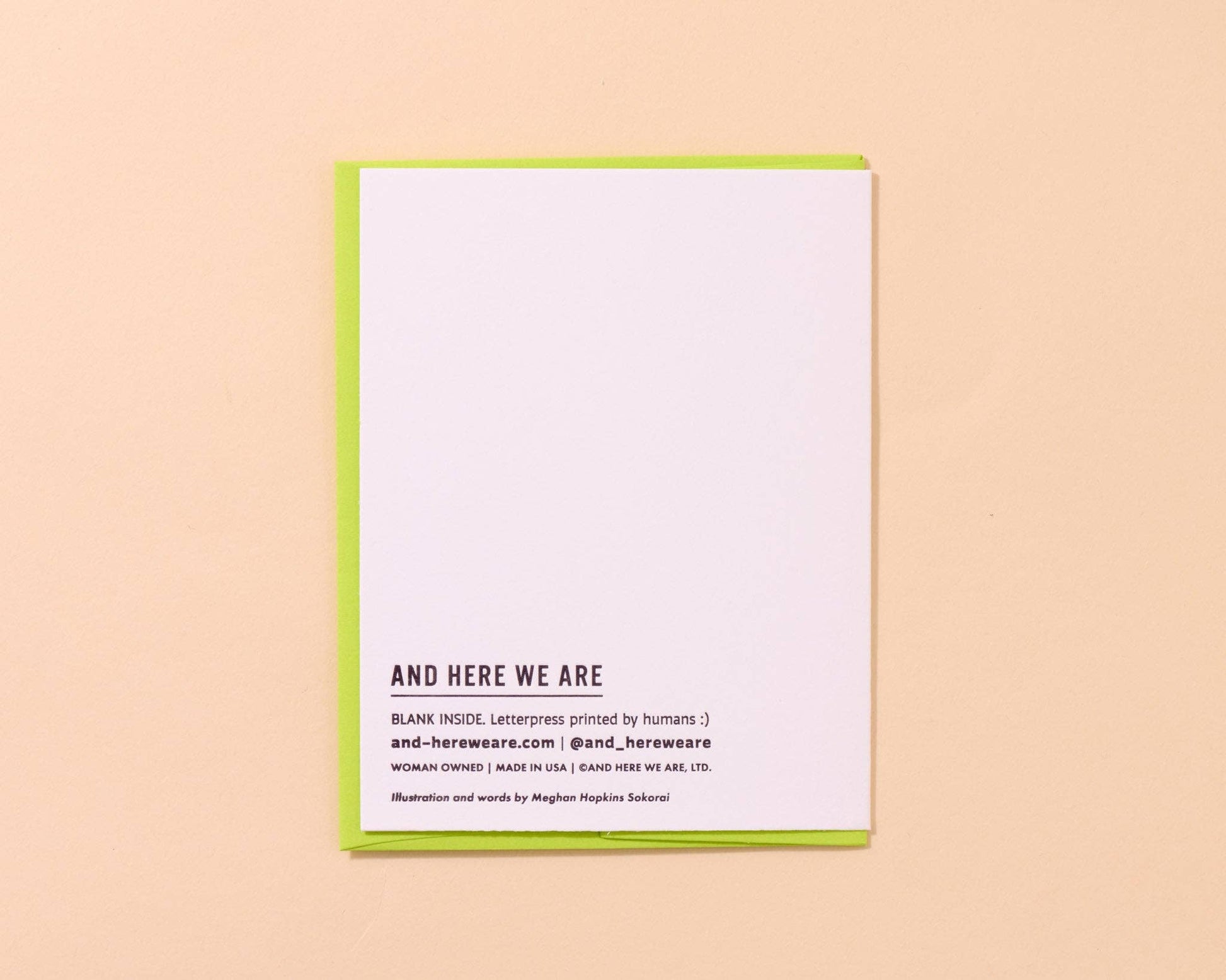 Lucky You're My Mom Letterpress Mother's Day Card