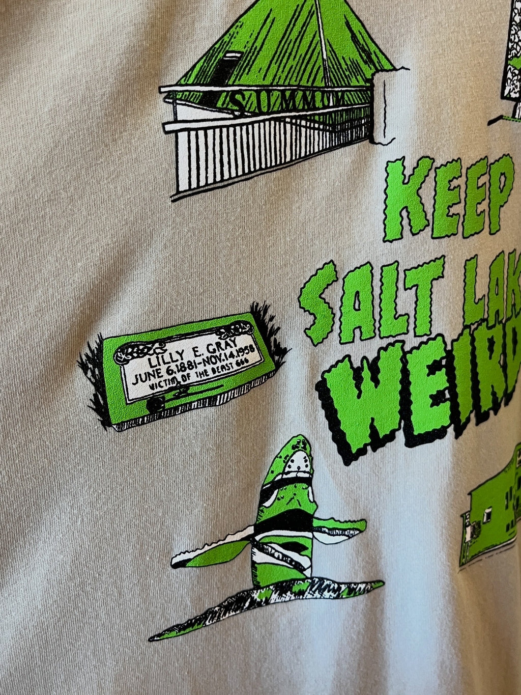 Keep Salt Lake Weird Tee - Tan