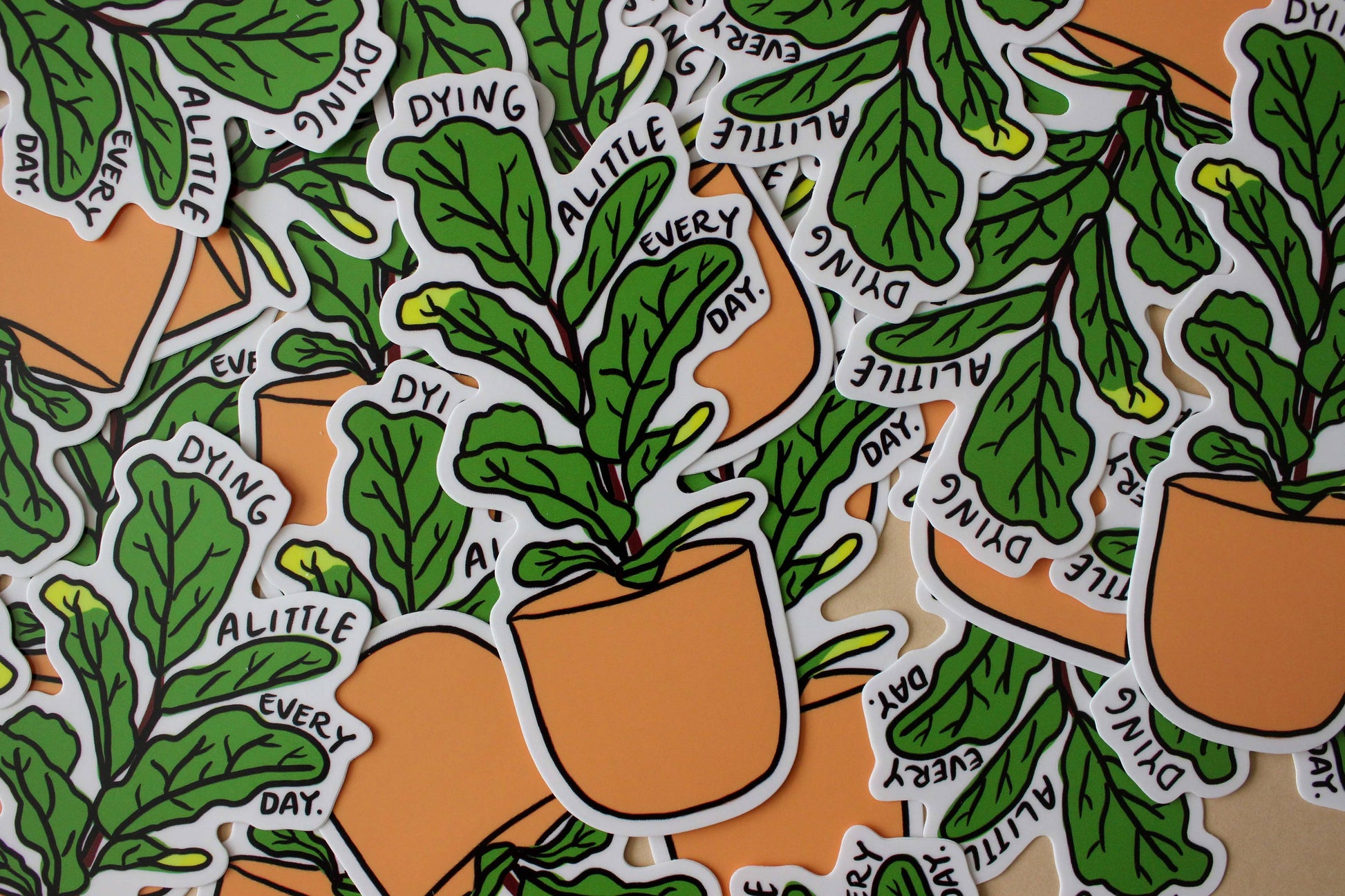 Dying a Little Everyday Sticker