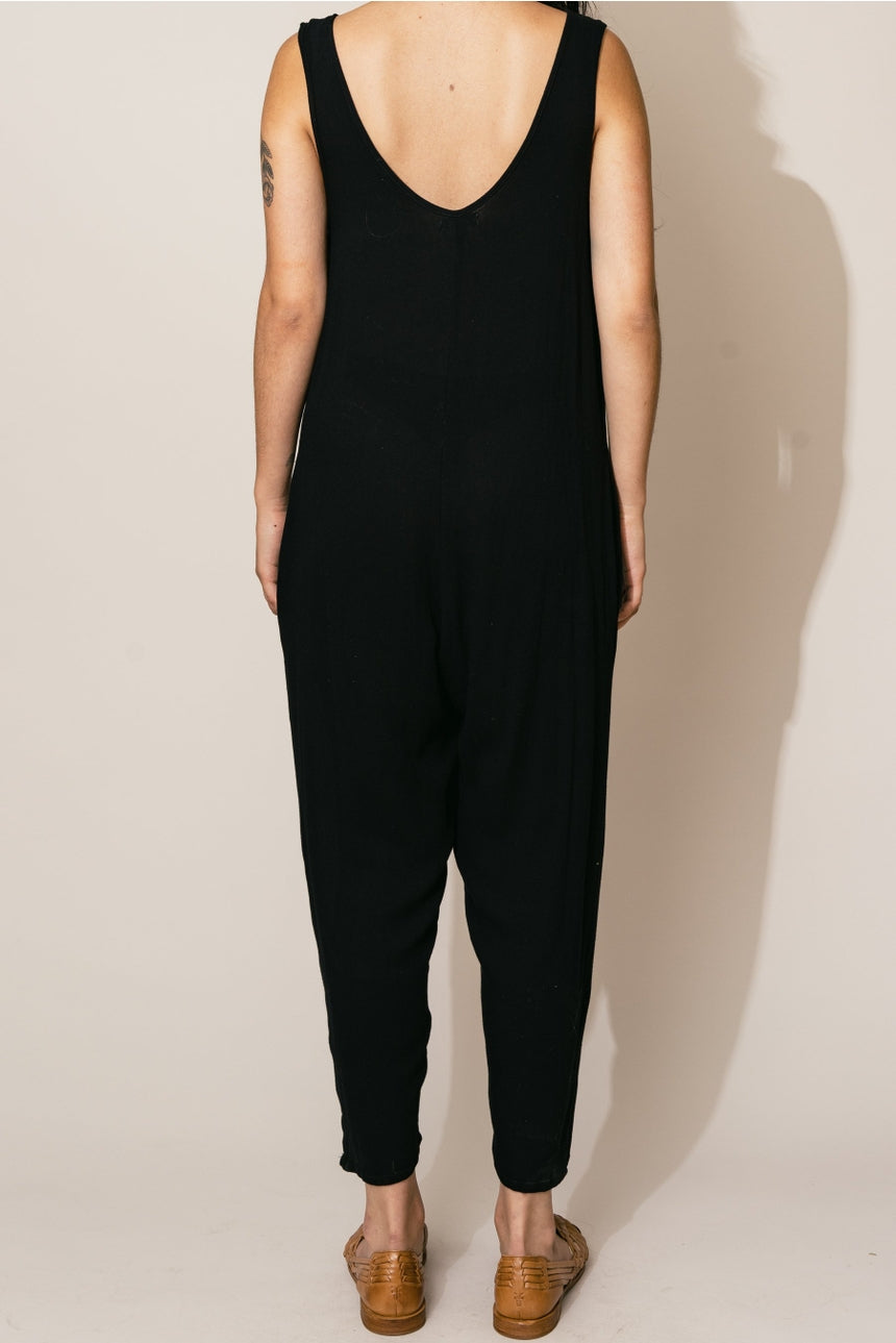 Black Houseline Jumpsuit
