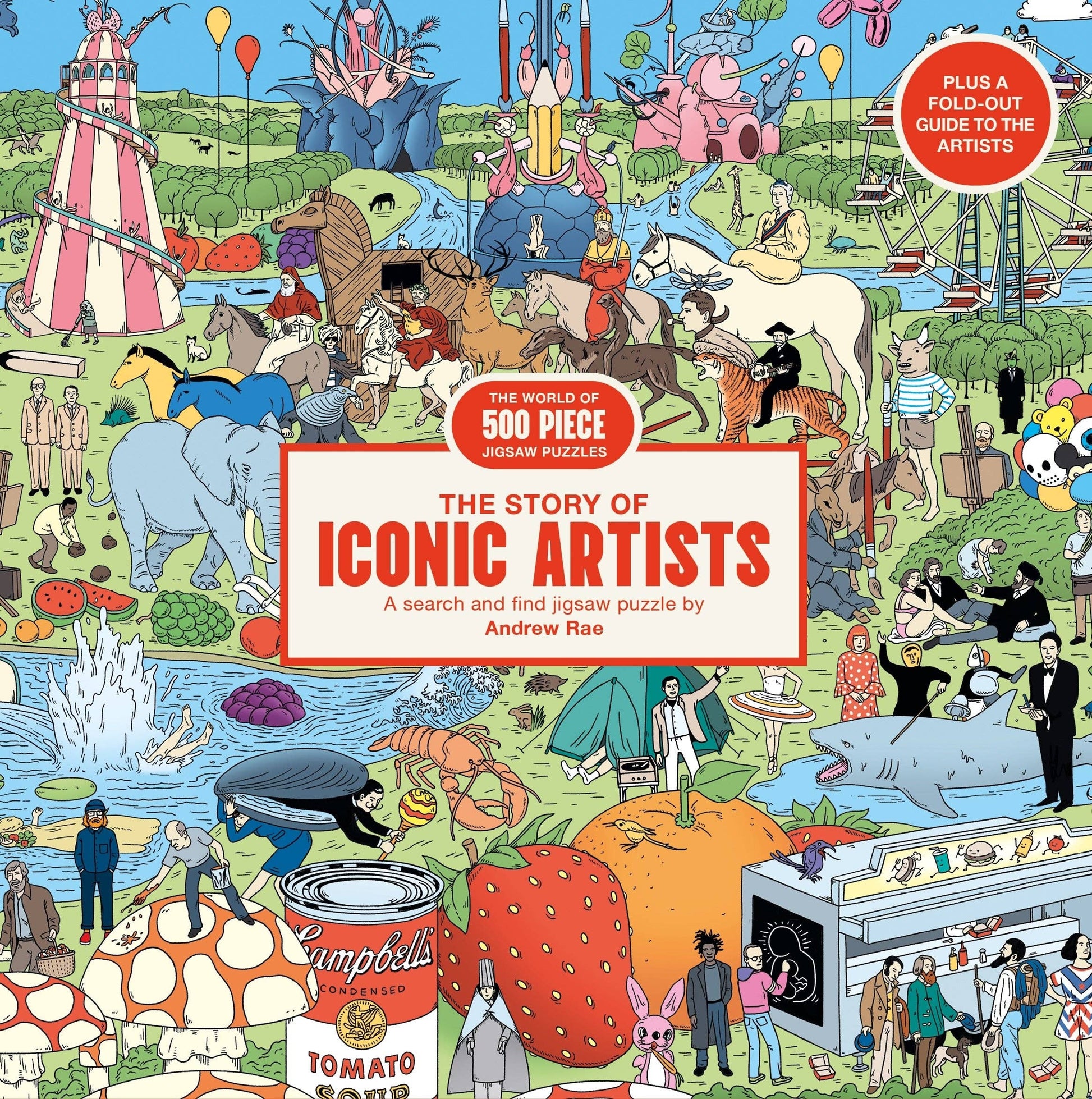 The Story of Iconic Artists: 500 Piece Puzzle