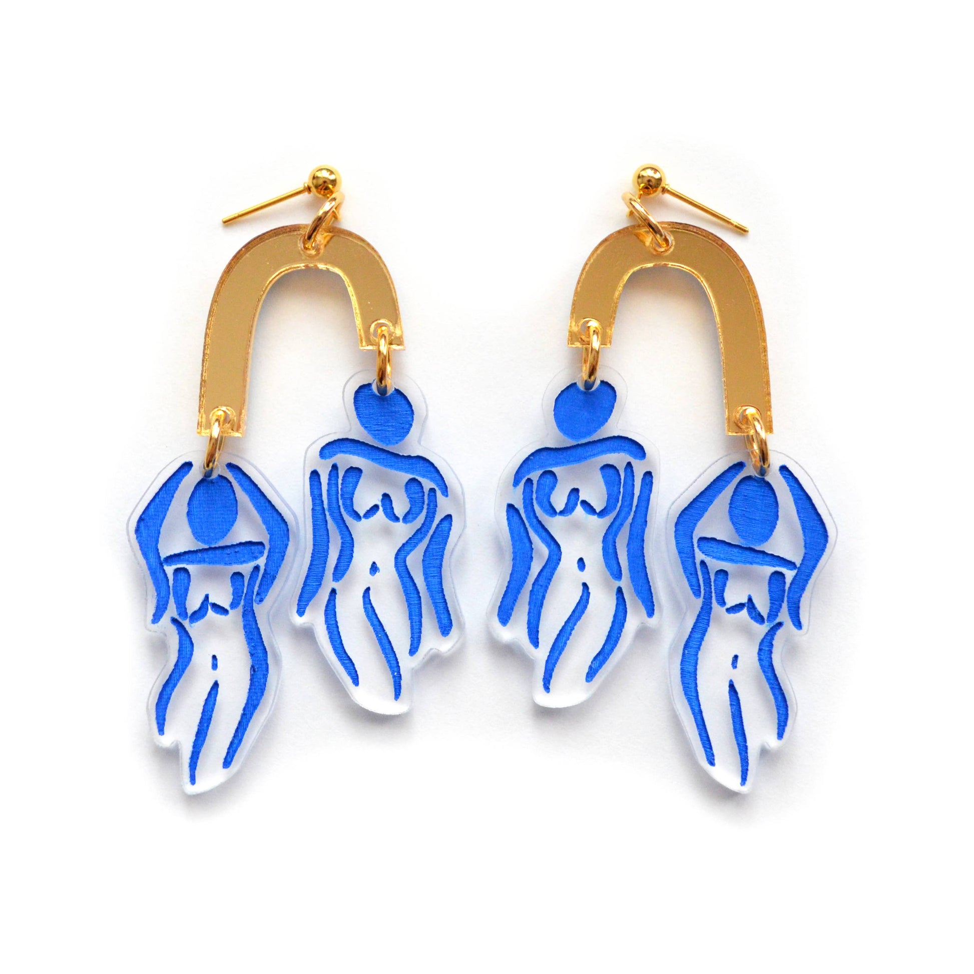 Abstract Lady Arch Earrings