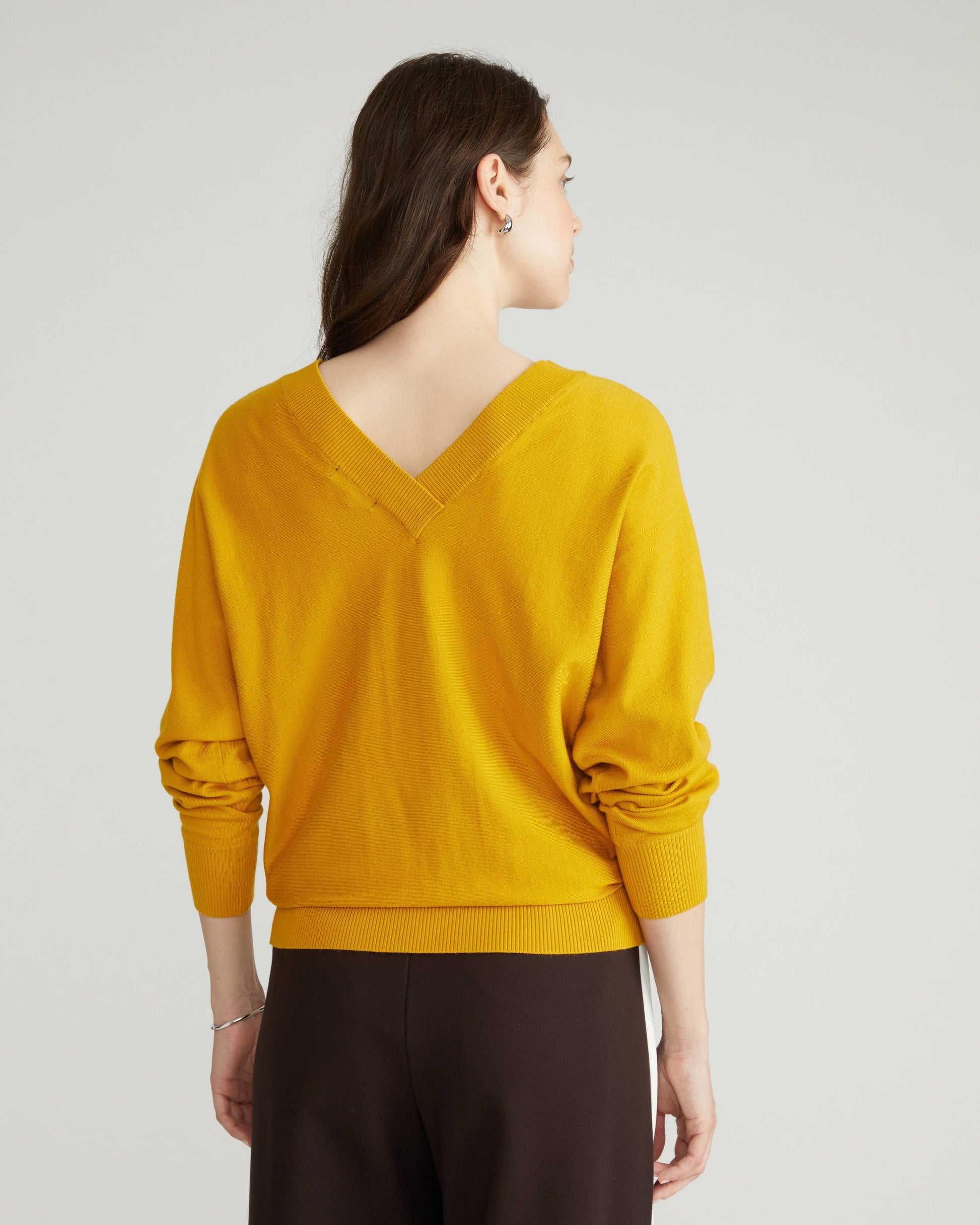 Savvy Fine Knit Sweater Blouse