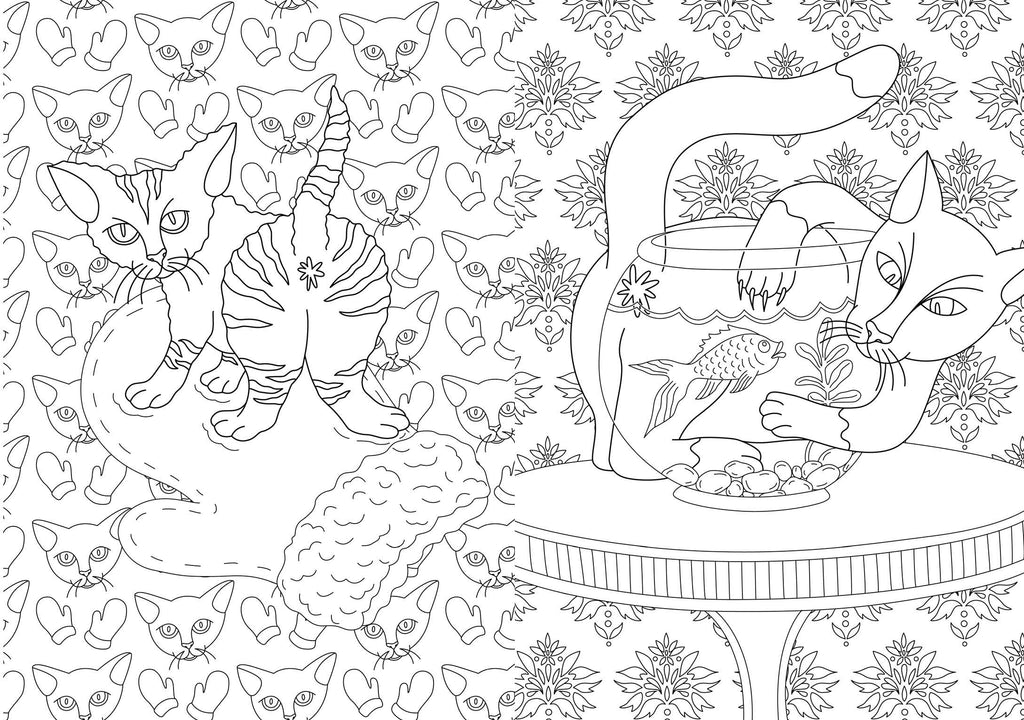 The Cat Butt Coloring and Activity Book