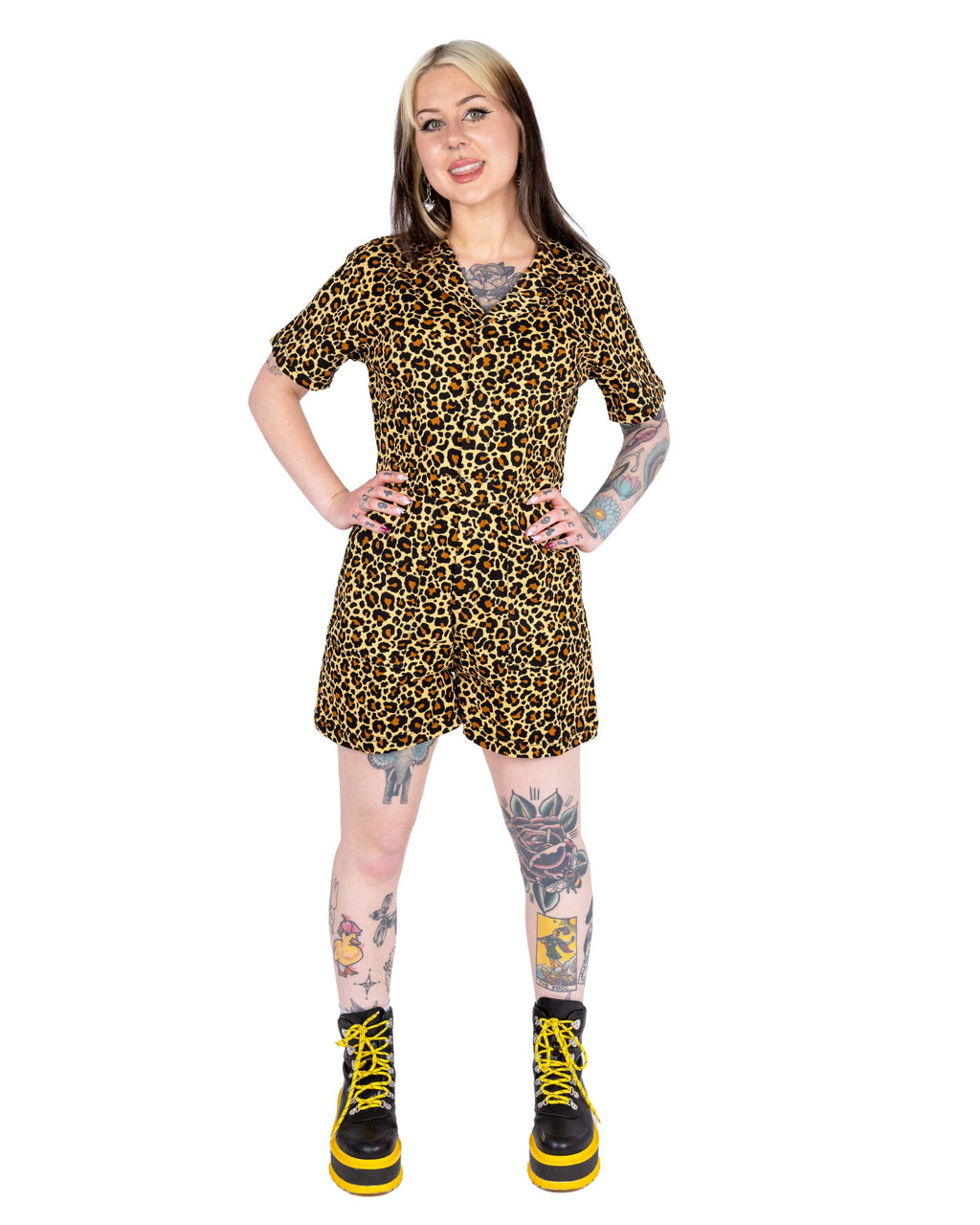 Classic Leopard Playsuit
