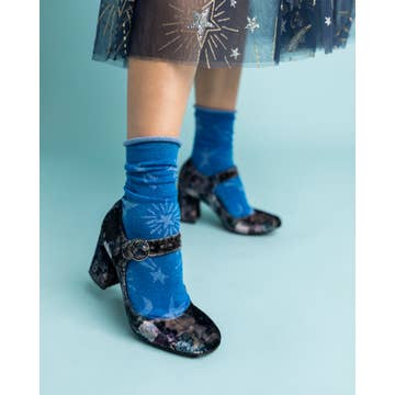 Celestial Shimmer Crew Sock
