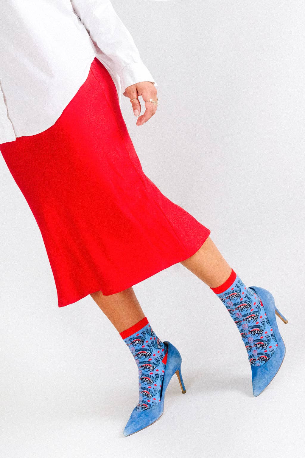 Horses Ankle Knit Sock
