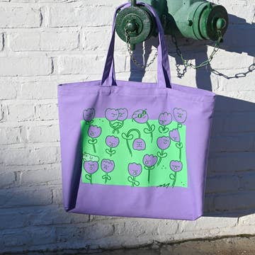 Tulip Field tote bag