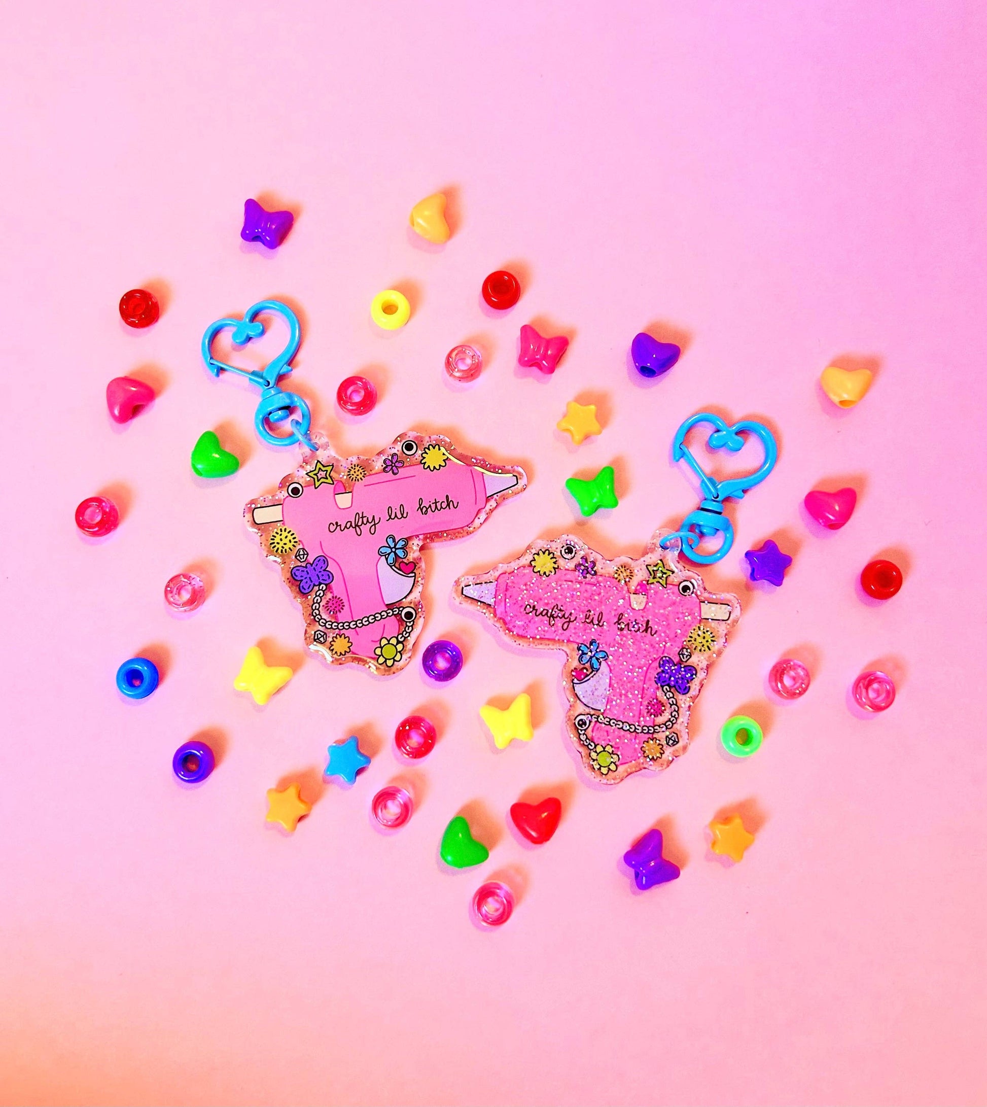 Crafty Lil B*tch Keychain