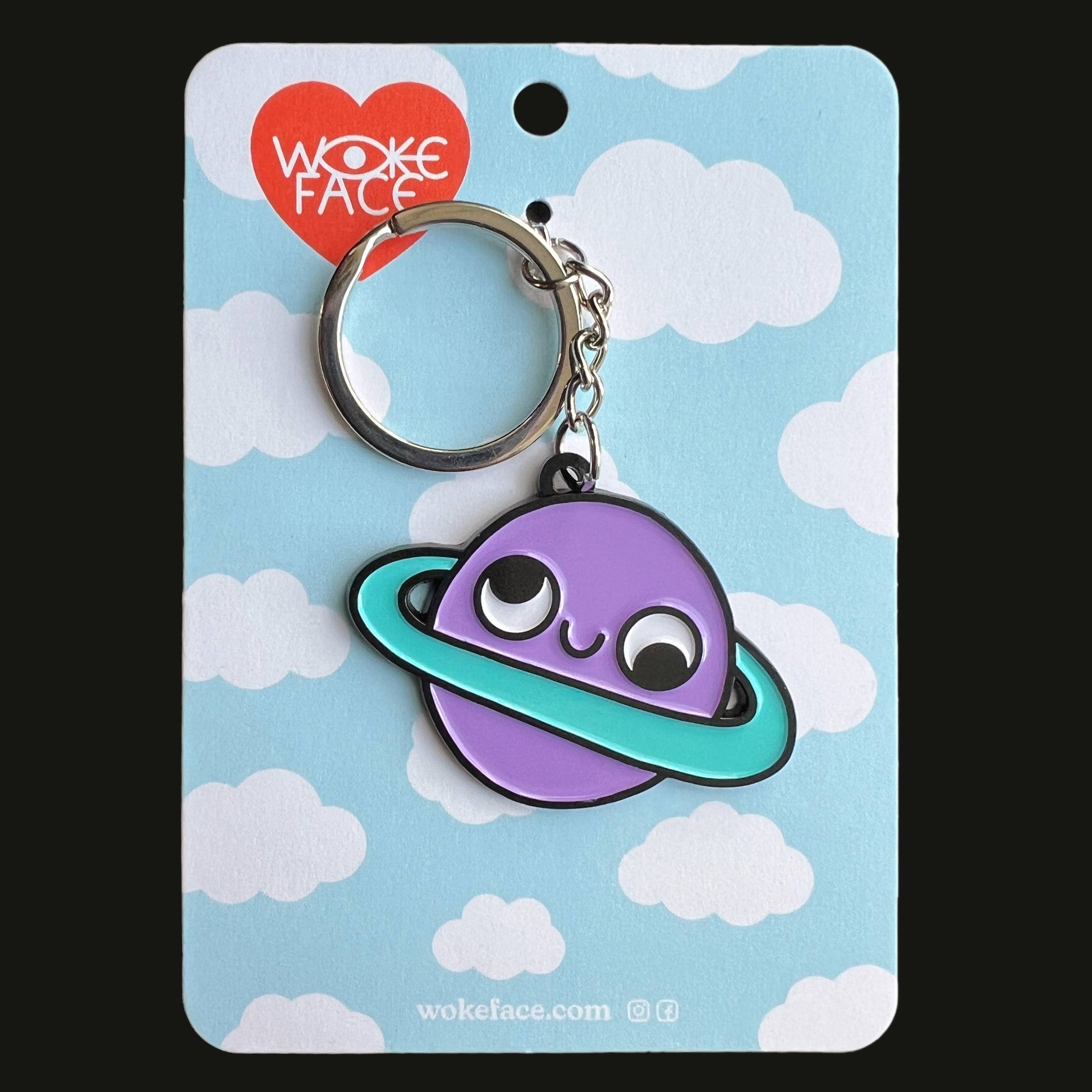 Retrograde Planet Keychain