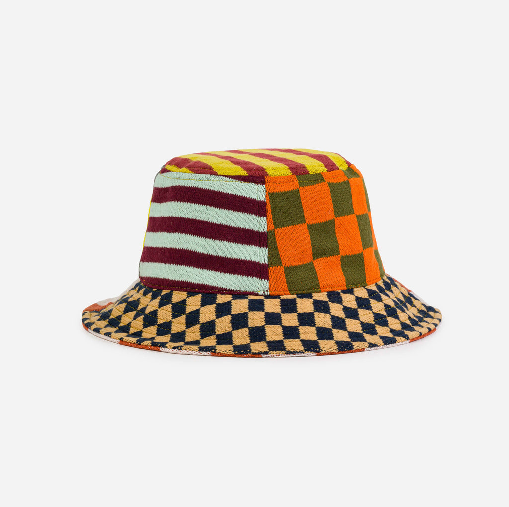 Pattern Patch Bucket Hat