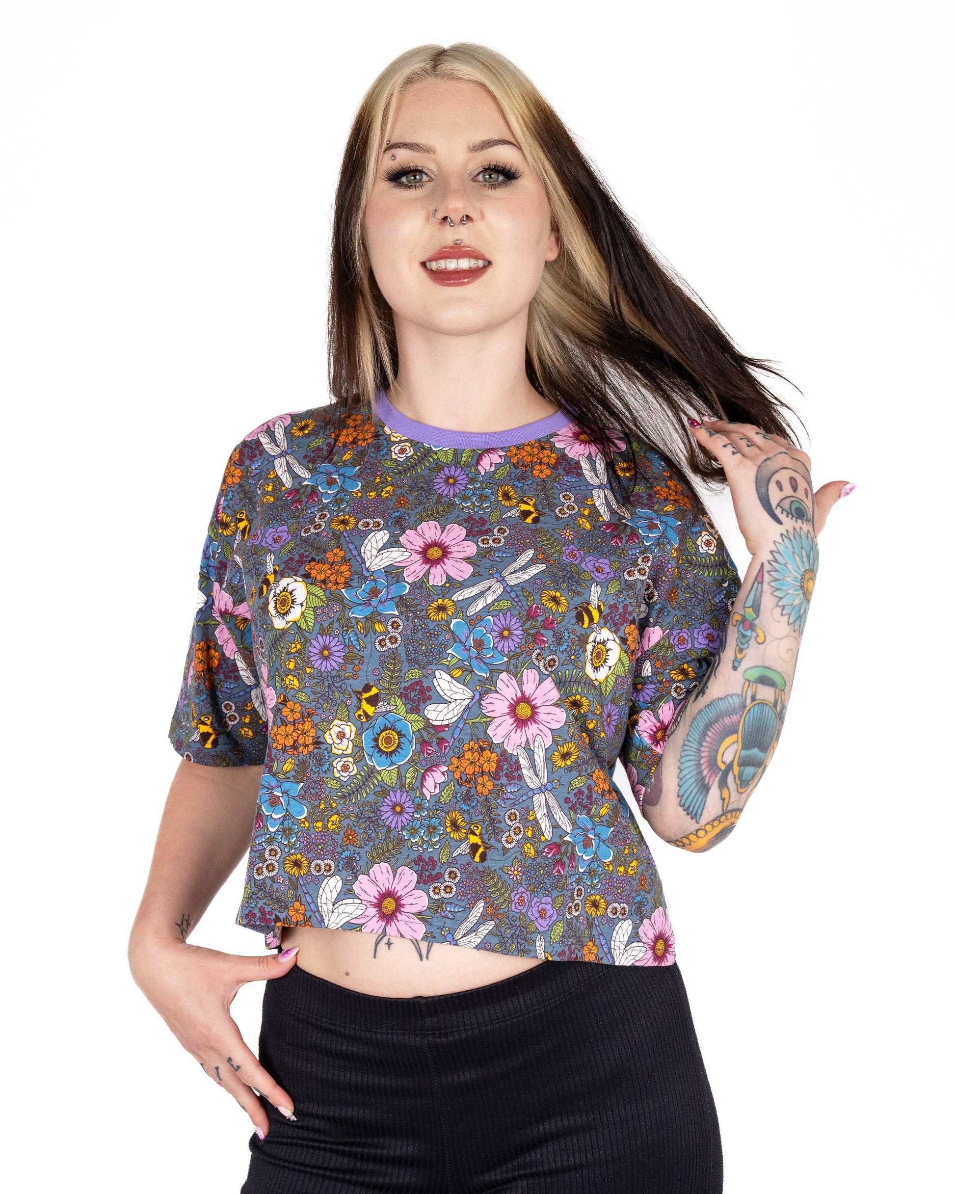 Cottagecore Cropped Boxy Tee