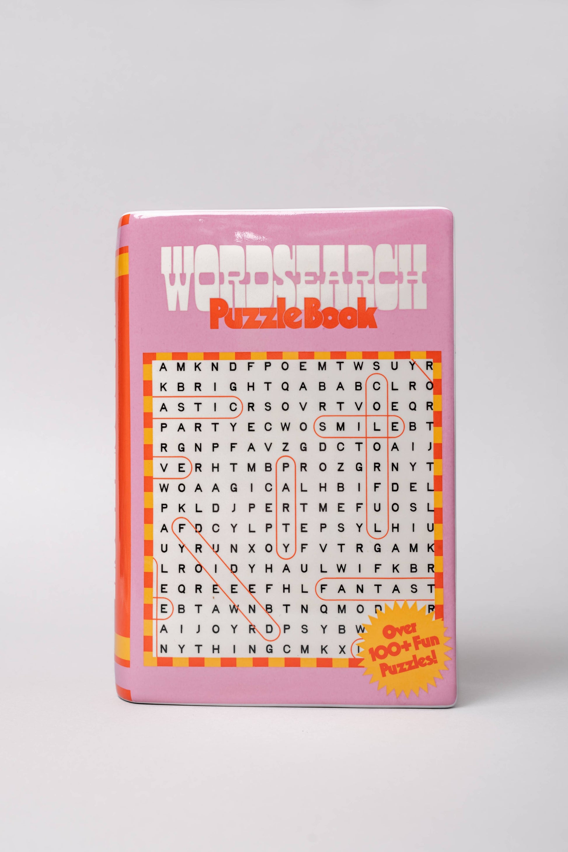 Word Search Book Vase