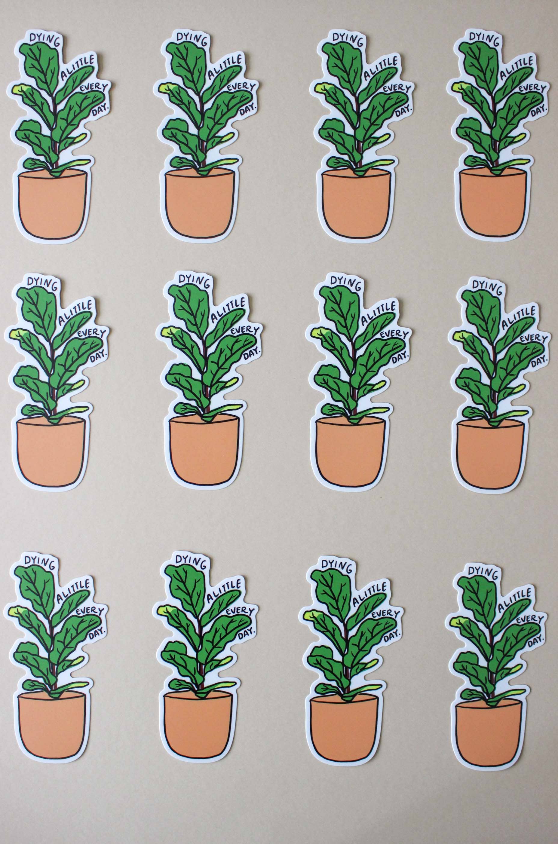 Dying a Little Everyday Sticker