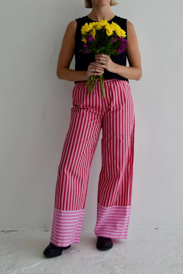 Rosie Pants | Pink and Red