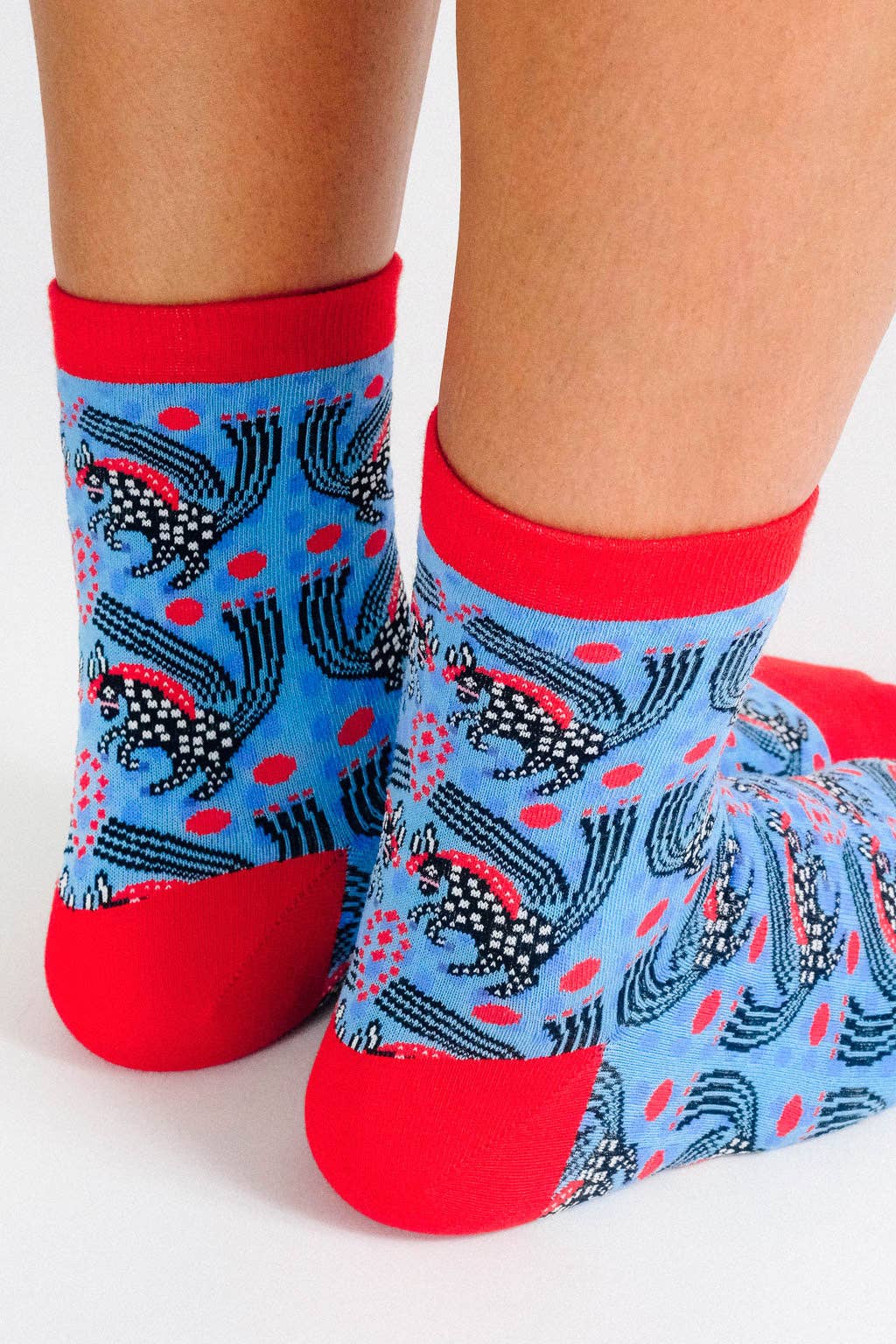 Horses Ankle Knit Sock
